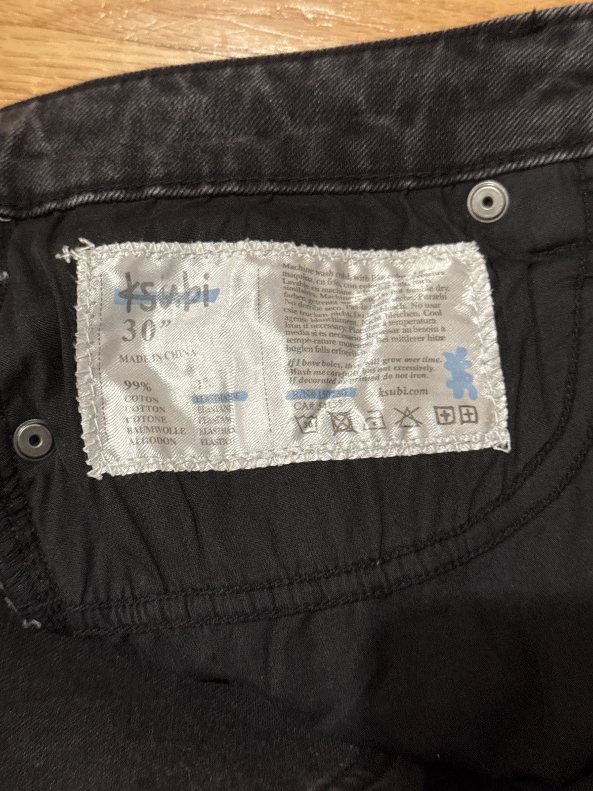 Ksubi Ksubi Chitch Right Time Black Denim Size US 30 / EU 46 - 4 Thumbnail