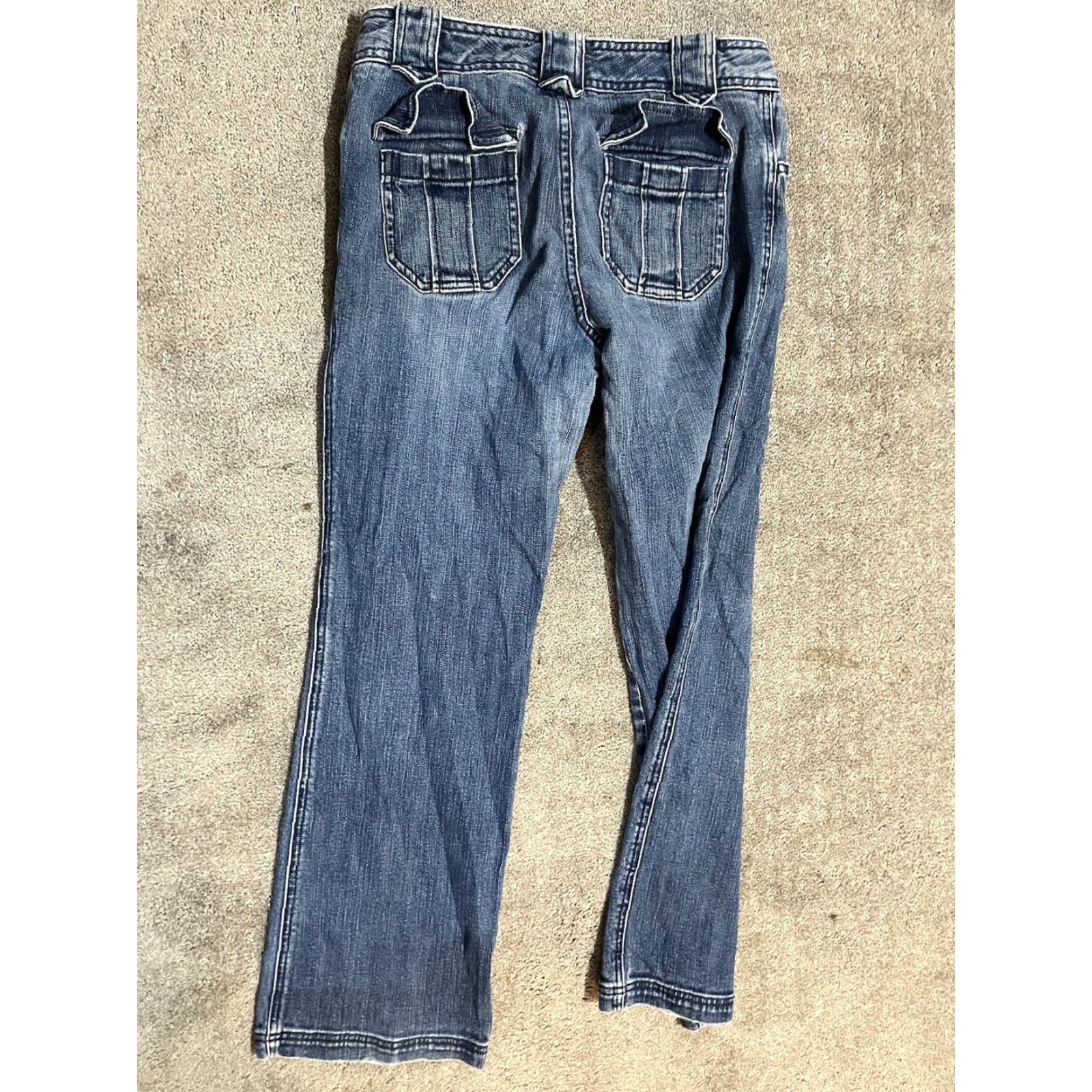 Gap Gap Jeans Bootcut Women's 6 Blue Denim Cotton Stretch Medium Wash 28in Inseam 5-Pocket Vtg Hemmed Size 28" / US 6 / IT 42 - 3 Thumbnail