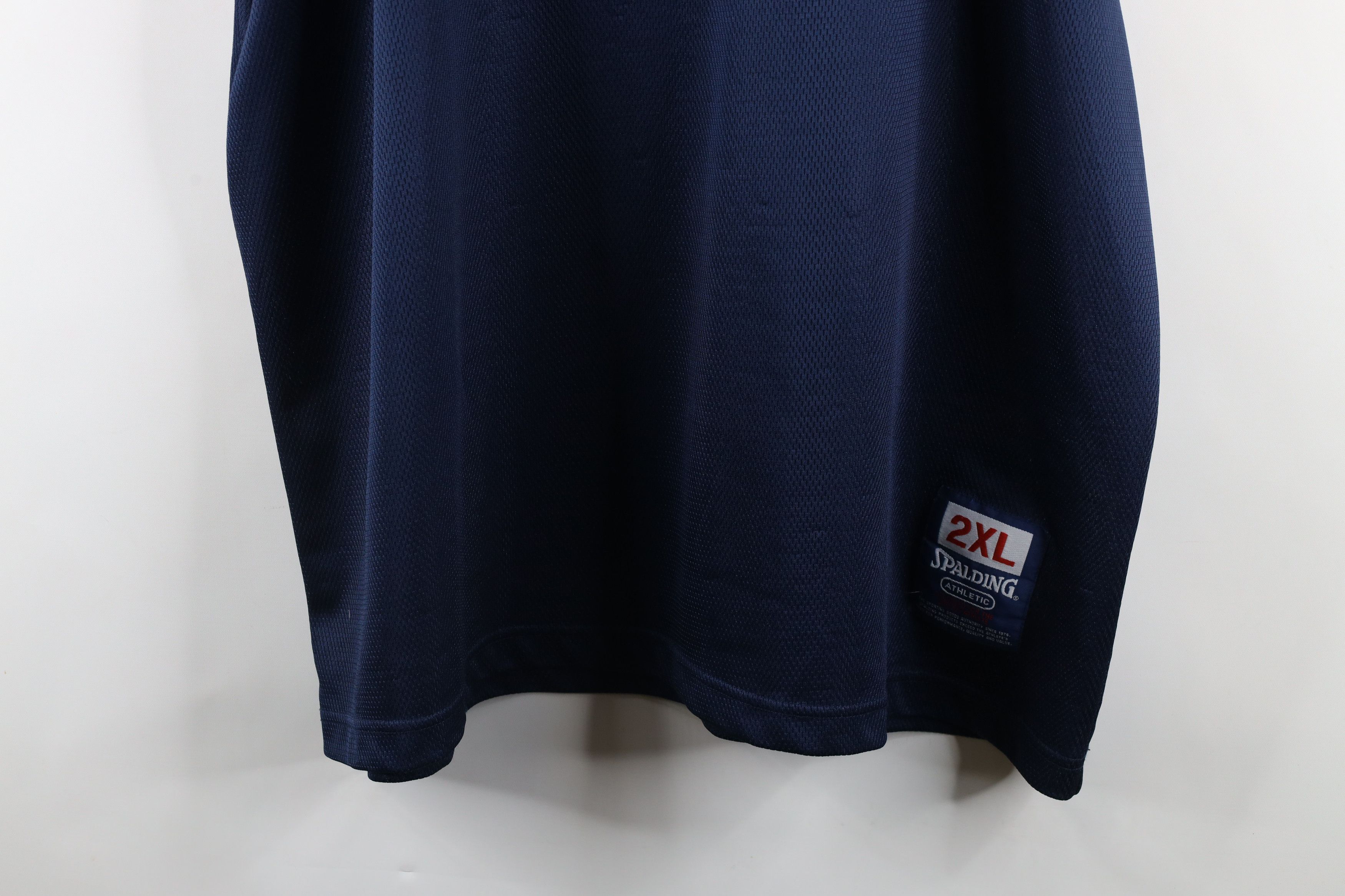 Spalding × Vintage Vintage 90s Spalding Spell Out Muscle Basketball T-Shirt Size US XXL / EU 58 / 5 - 3 Thumbnail
