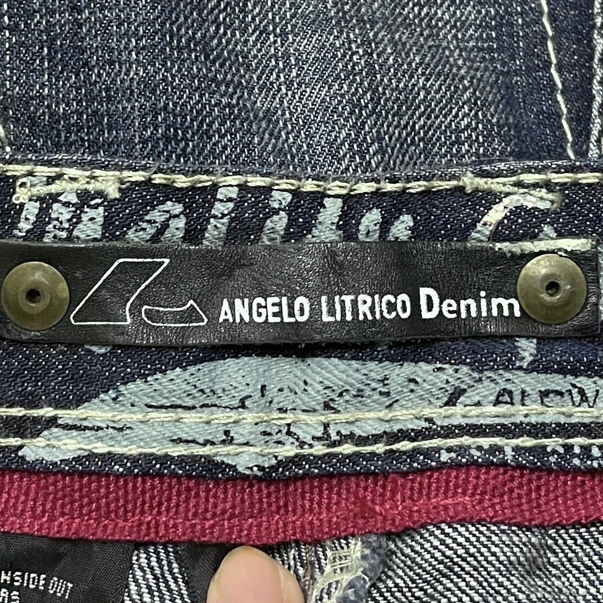 Angelo Litrico × Designer × Vintage Very Rare Vintage Angelo Litrico Baggy Oversized Jeans 2000s Size US 40 / EU 56 - 10 Thumbnail