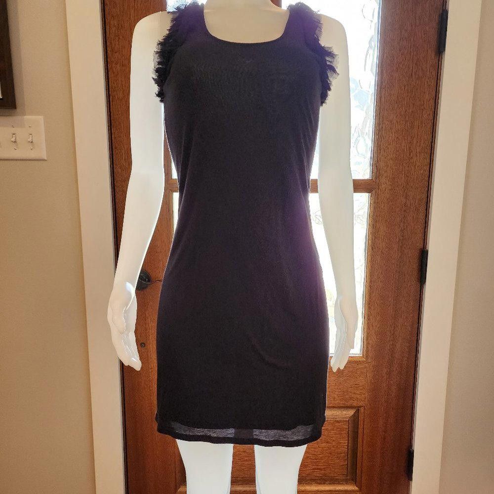 Juicy Couture Jeans Juicy Couture Black Tank Dress w/Chiffon Sleeves Size S / US 4 / IT 40 - 1 Thumbnail