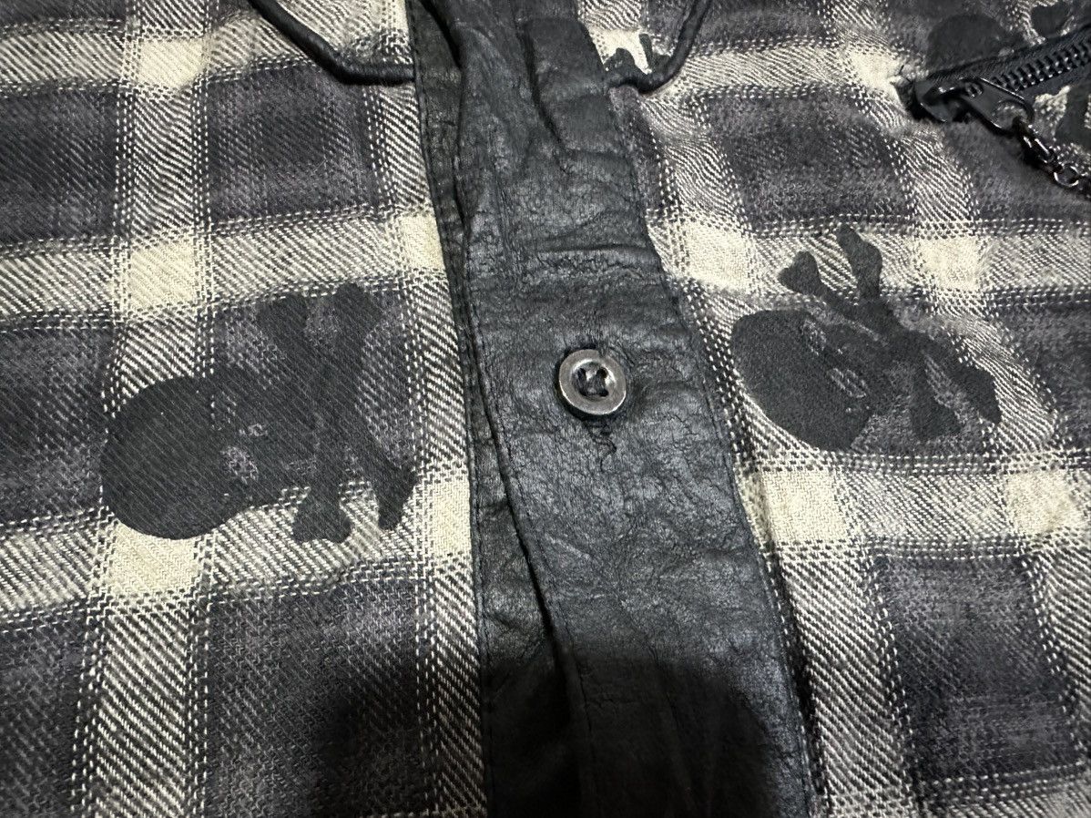 14th Addiction × If Six Was Nine × Japanese Brand 🔥Rare Y2K Archived Daily News Western Shirt Skull Goth Punk Size US L / EU 52-54 / 3 - 6 Thumbnail