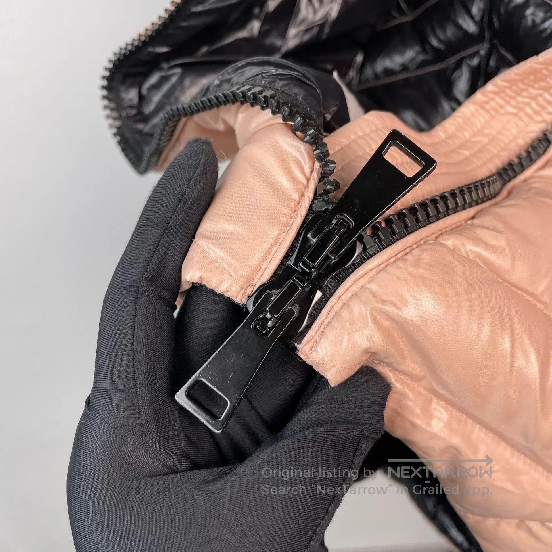 Moncler Moncler Pink Shiny Two-Sided Hooded Jacket Puffer Coat Sli Size XS / US 0-2 / IT 36-38 - 8 Thumbnail