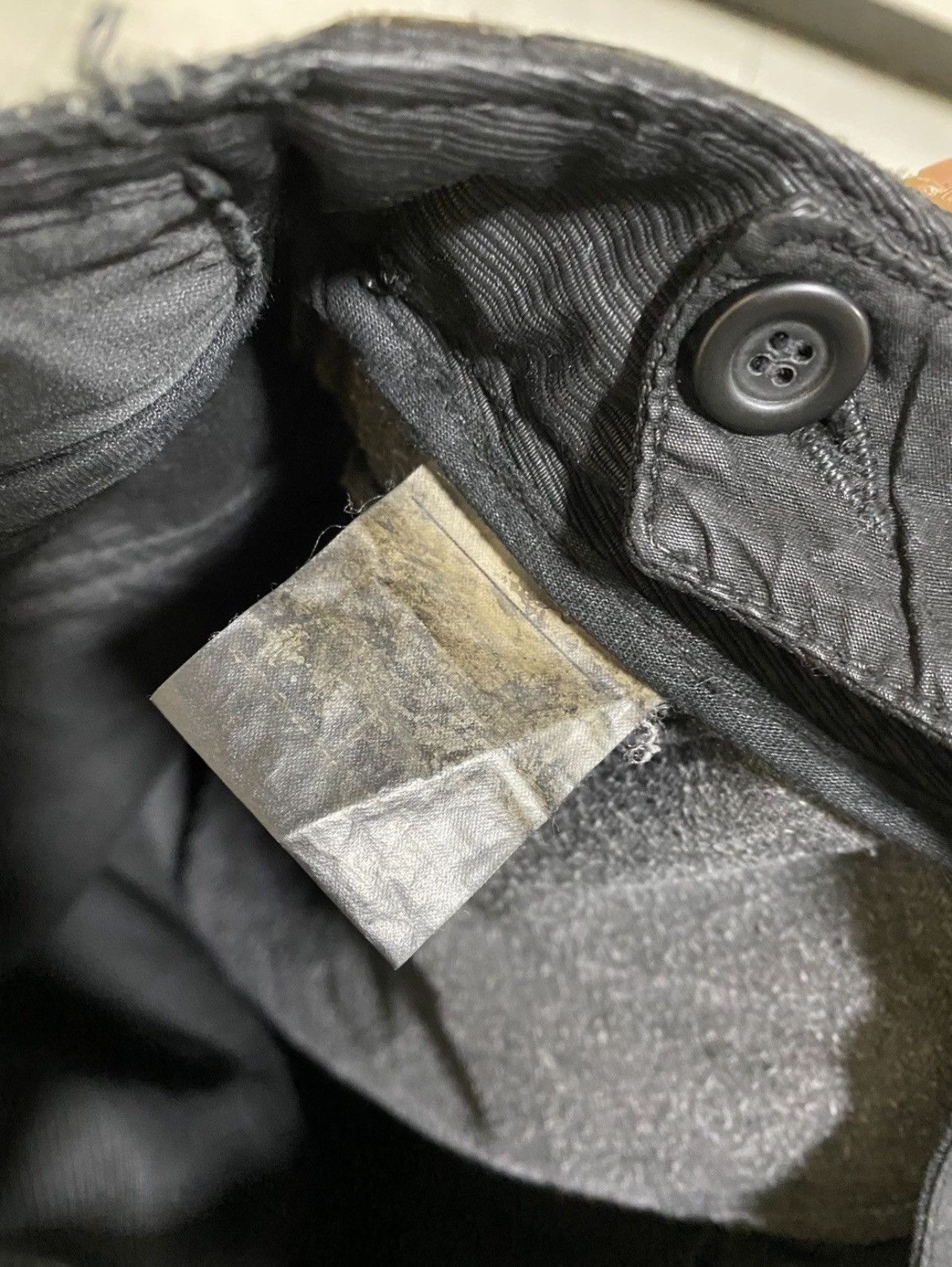 Rick Owens Rick Owens waxed corduroy double layer aircut denim Size US 34 / EU 50 - 15 Thumbnail