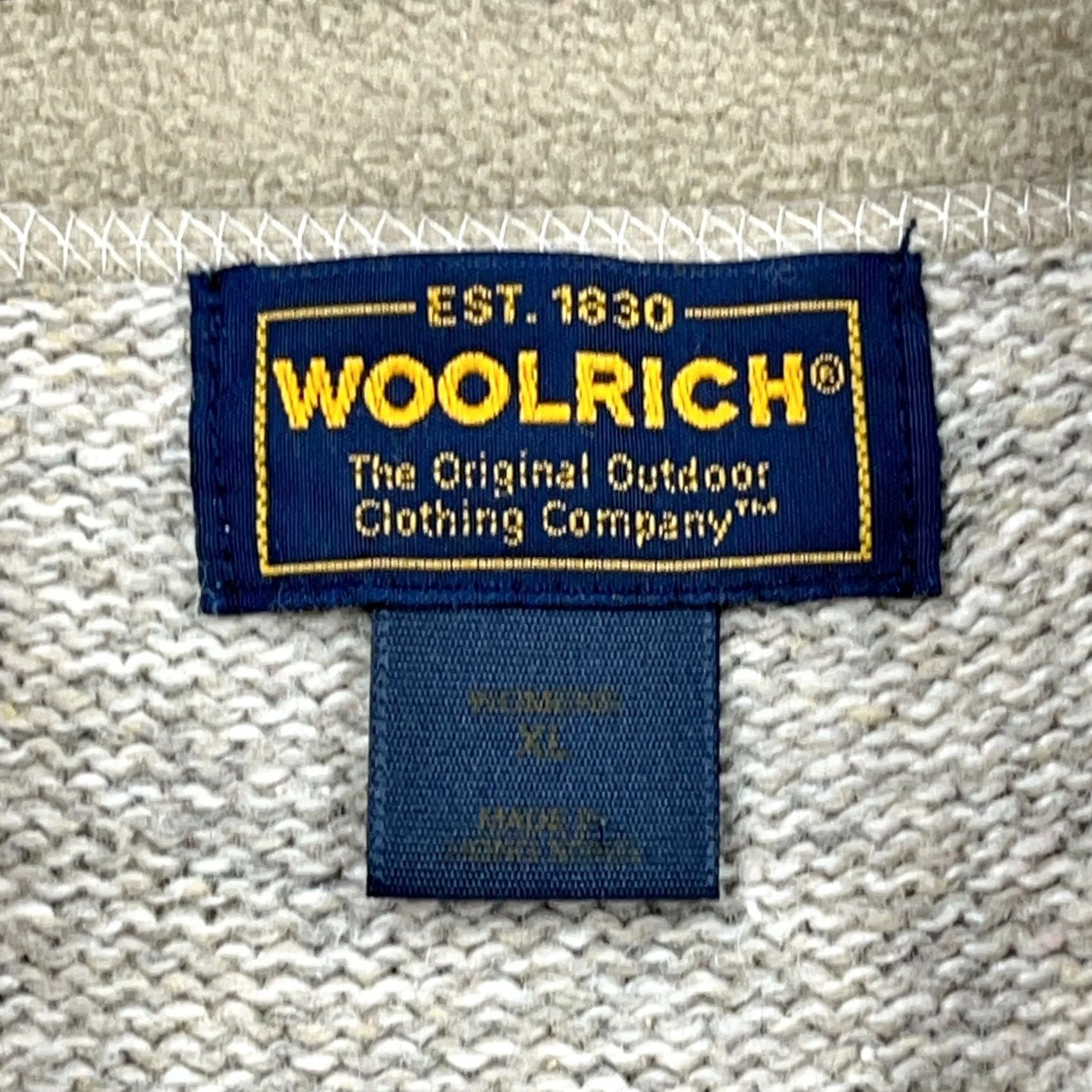 Vintage VINTAGE Woolrich Sweater Women XL Tan Wool Knit Pullover STAINS* Size XL / US 12-14 / IT 48-50 - 3 Thumbnail