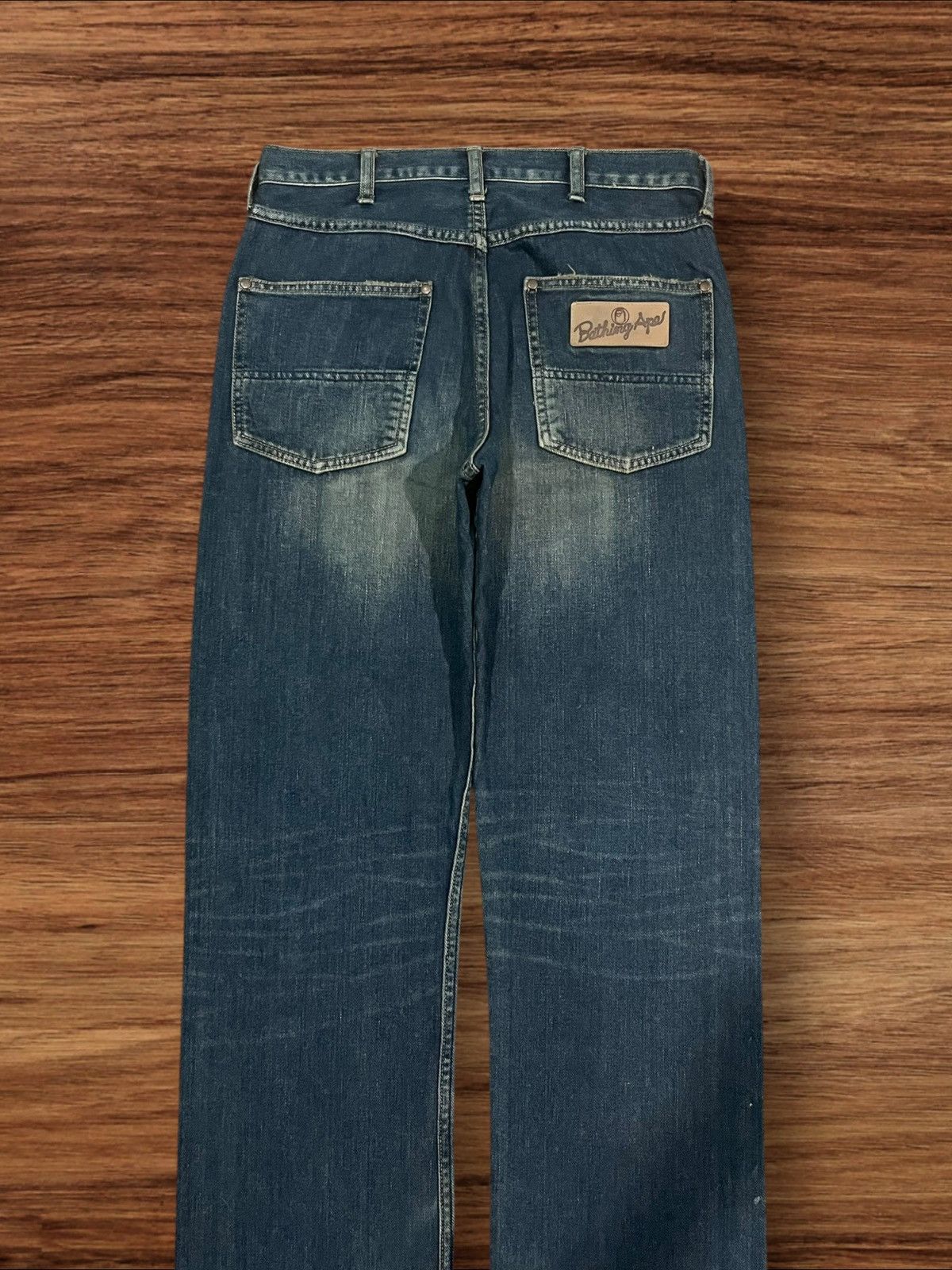 Bape Vintage OG A Bathing Ape by Nigo Indigo Blue Jeans Size US 29 - 5 Thumbnail