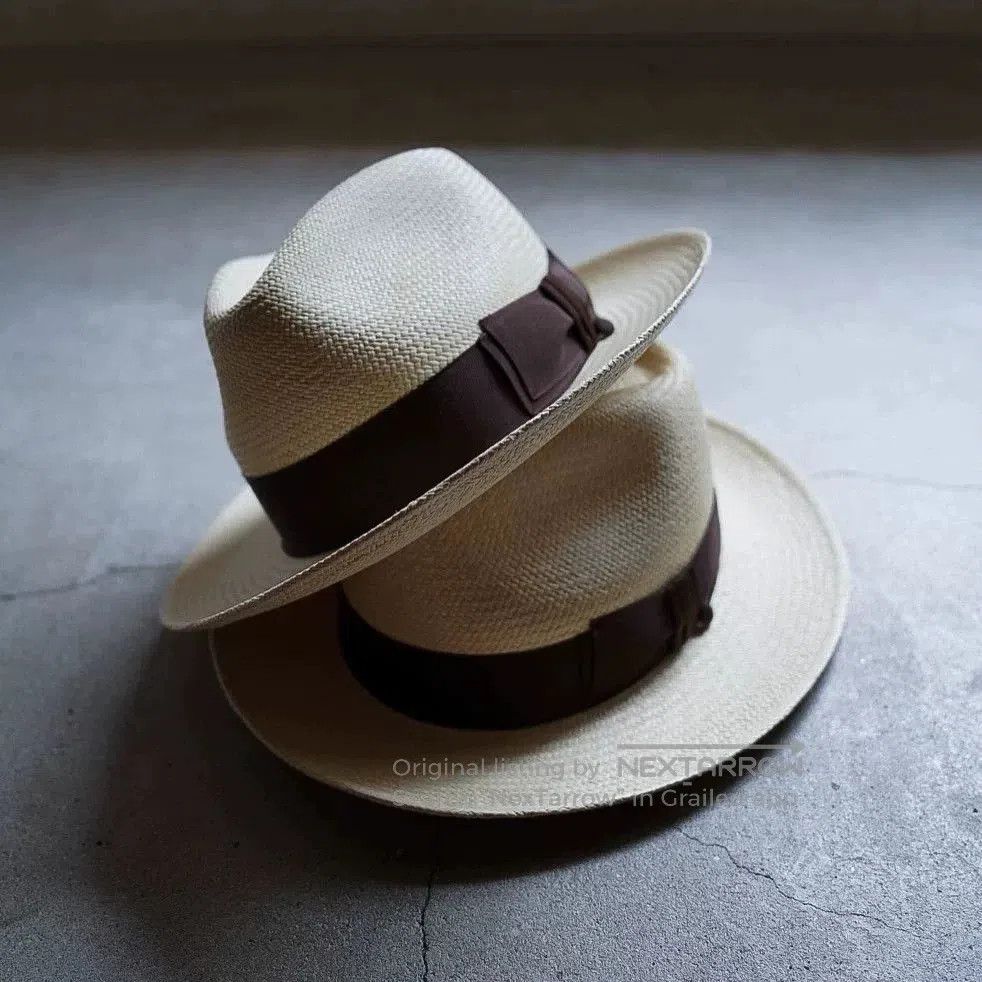 THE H.W.DOG&CO. H.W.DOG Classic Short Brim Panama Hat. Size ONE SIZE - 1 Thumbnail