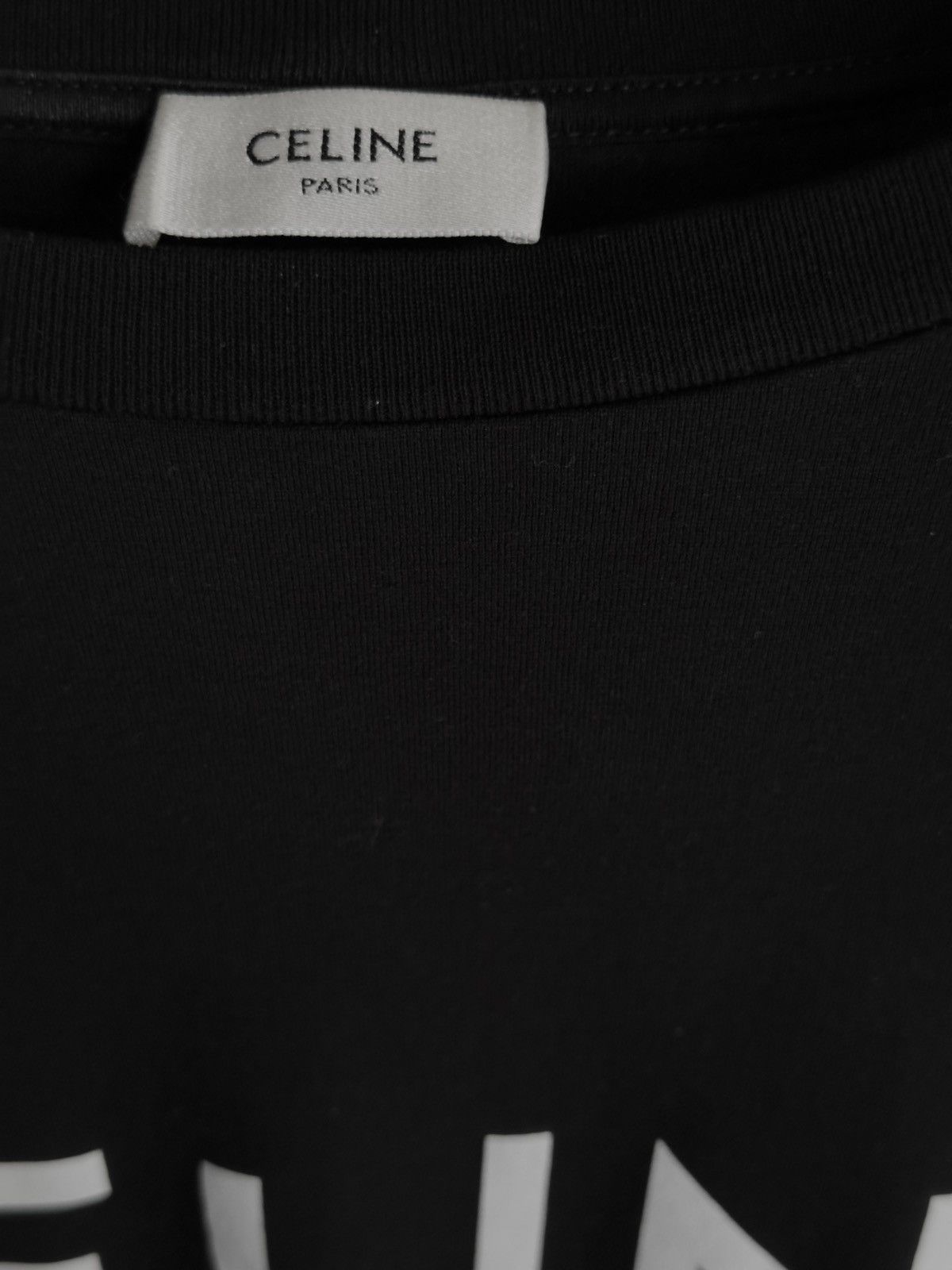 Celine CELINE LOOSE T-SHIRT IN COTTON JERSEY Size US XL / EU 56 / 4 - 3 Thumbnail