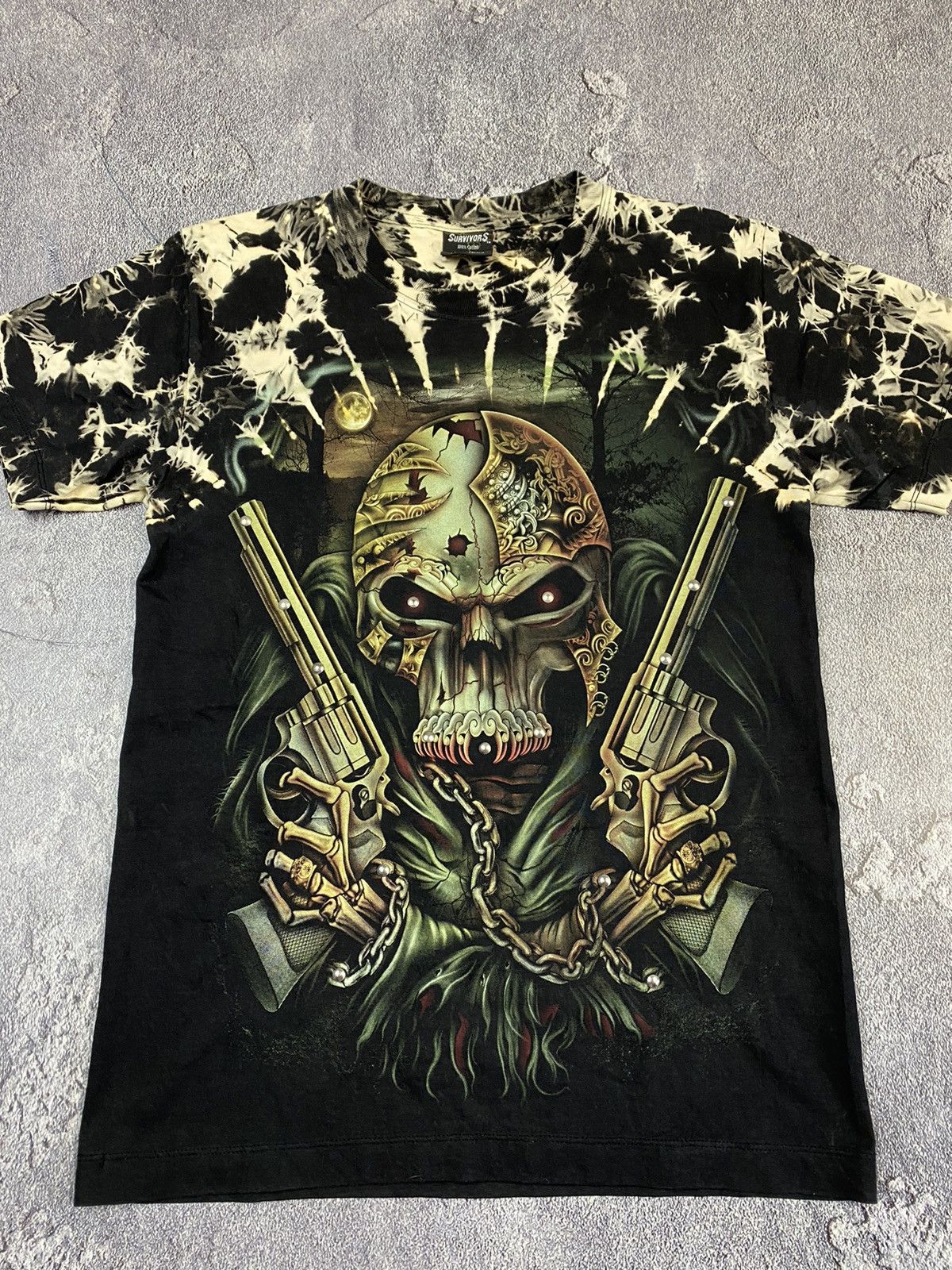20471120 × Band Tees × If Six Was Nine Y2K Skull Tye Dye If Six Was Nine VTG Band T-shirt Size US S / EU 44-46 / 1 - 3 Thumbnail