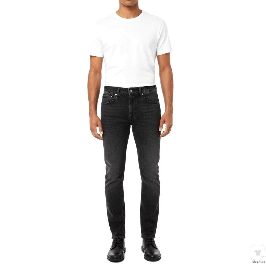 Levi's Levi's 511 Jeans Mens 29x29 Black Dark Wash Slim Tapered Zip Fly Denim Pocket Logo USA 511 Mens Jeans Size US 29 - 4 Thumbnail
