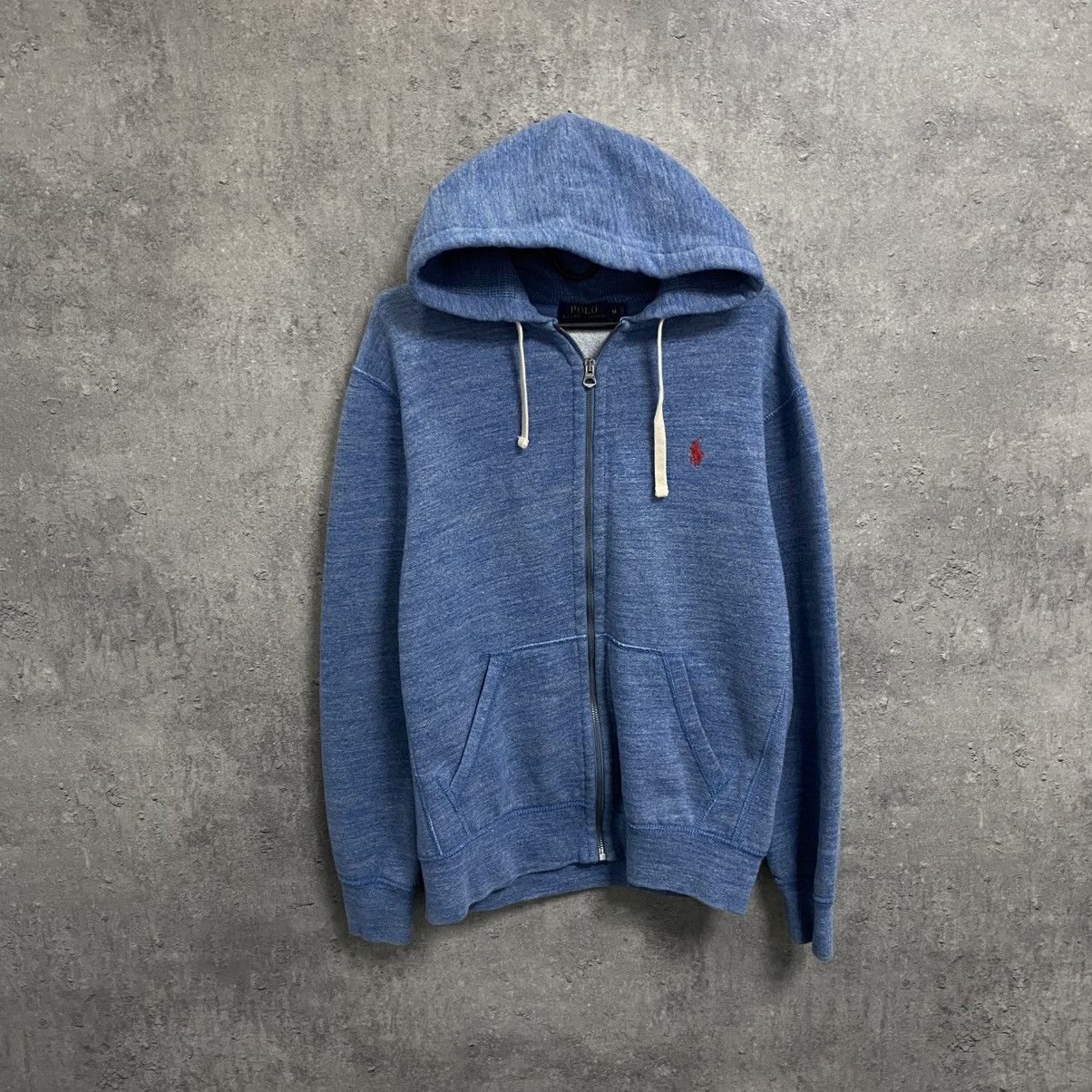 Polo Ralph Lauren Vintage Polo Ralph Lauren Zip Hoodie Blue Size US M / EU 48-50 / 2 - 1 Thumbnail