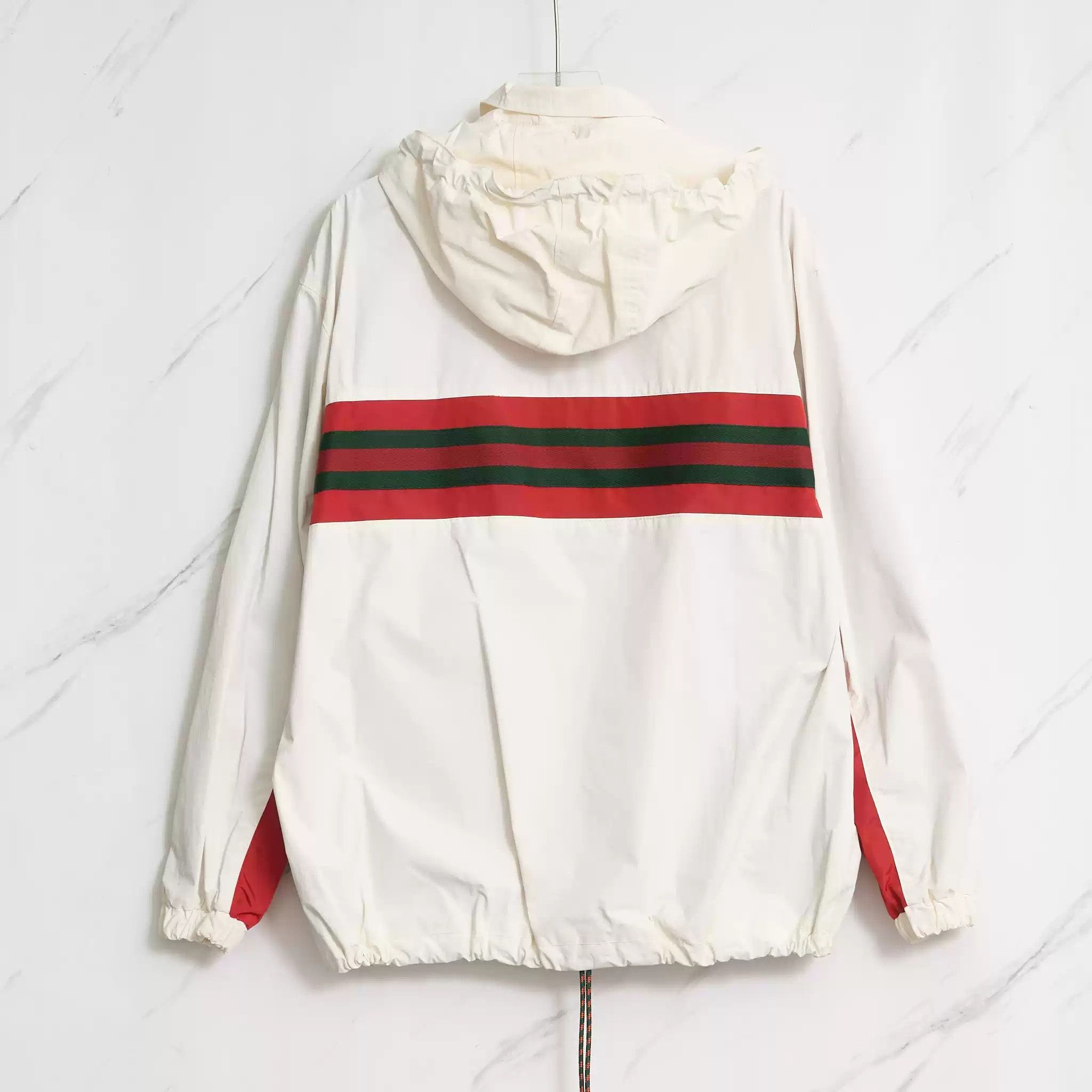Gucci Gucci Men's Striped Color-Block Hooded Jacket Size US M / EU 48-50 / 2 - 4 Thumbnail