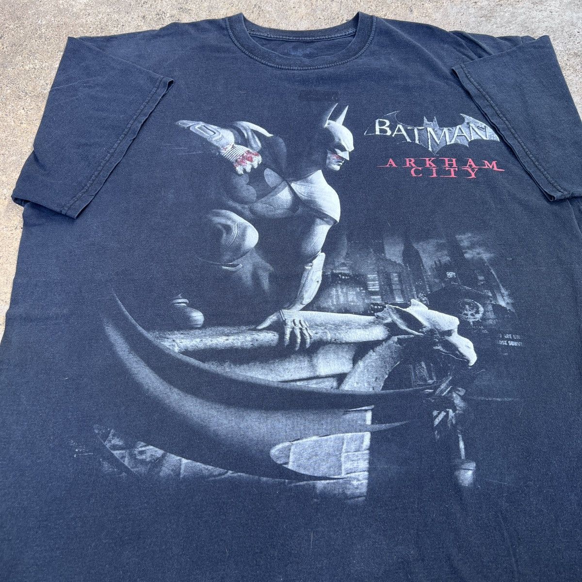 The Game Vintage Y2K Batman Arkham City 2XL Faded PlayStation Xbox Size US XXL / EU 58 / 5 - 2 Thumbnail