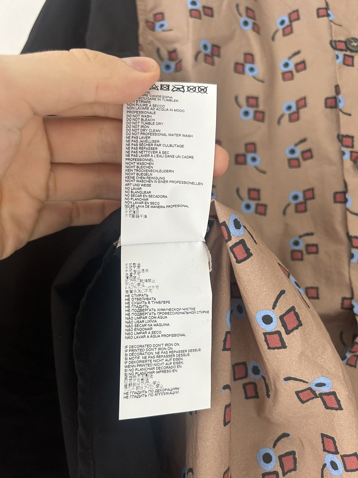 Marni Abstract Print Button-Up Shirt Size US M / EU 48-50 / 2 - 5 Thumbnail