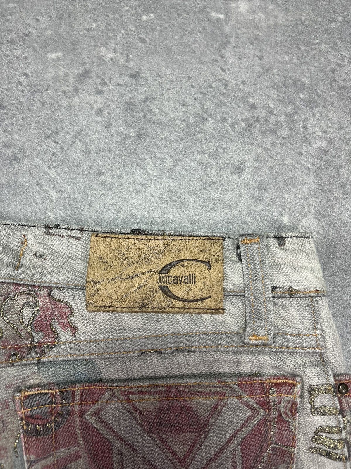 Just Cavalli SS05 Just Cavalli Asian World Fantasy Jeans 28 Size US 28 / EU 44 - 15 Thumbnail