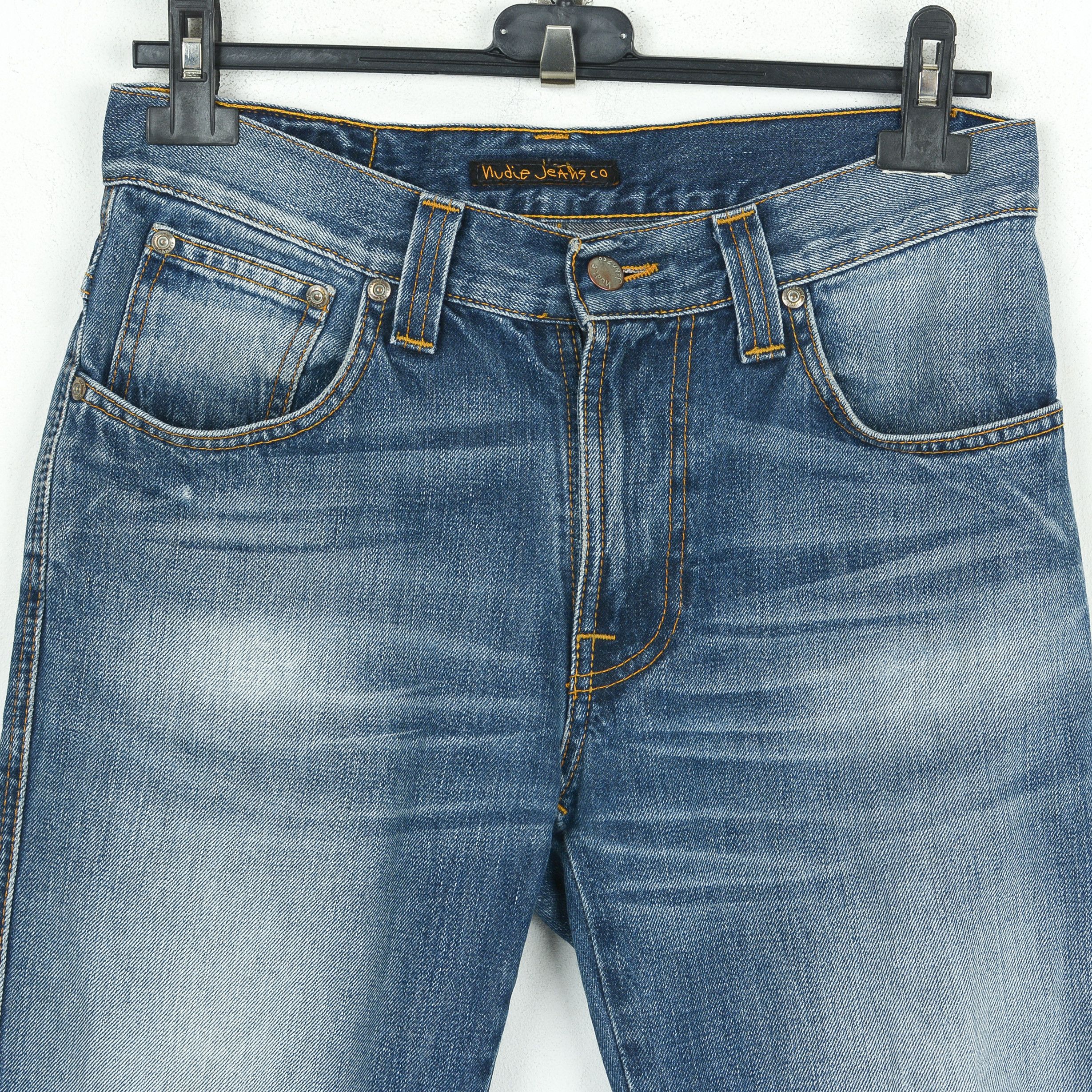 Nudie Jeans Slim Jim W30 L32 Straight Leg Denim Pants Trousers Size US 30 / EU 46 - 2 Thumbnail