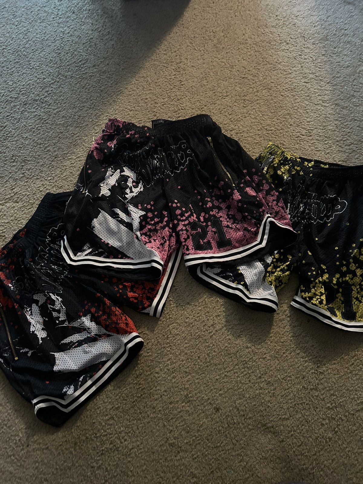 Custom Streetwear Custom Mesh Short Shorts Grailed
