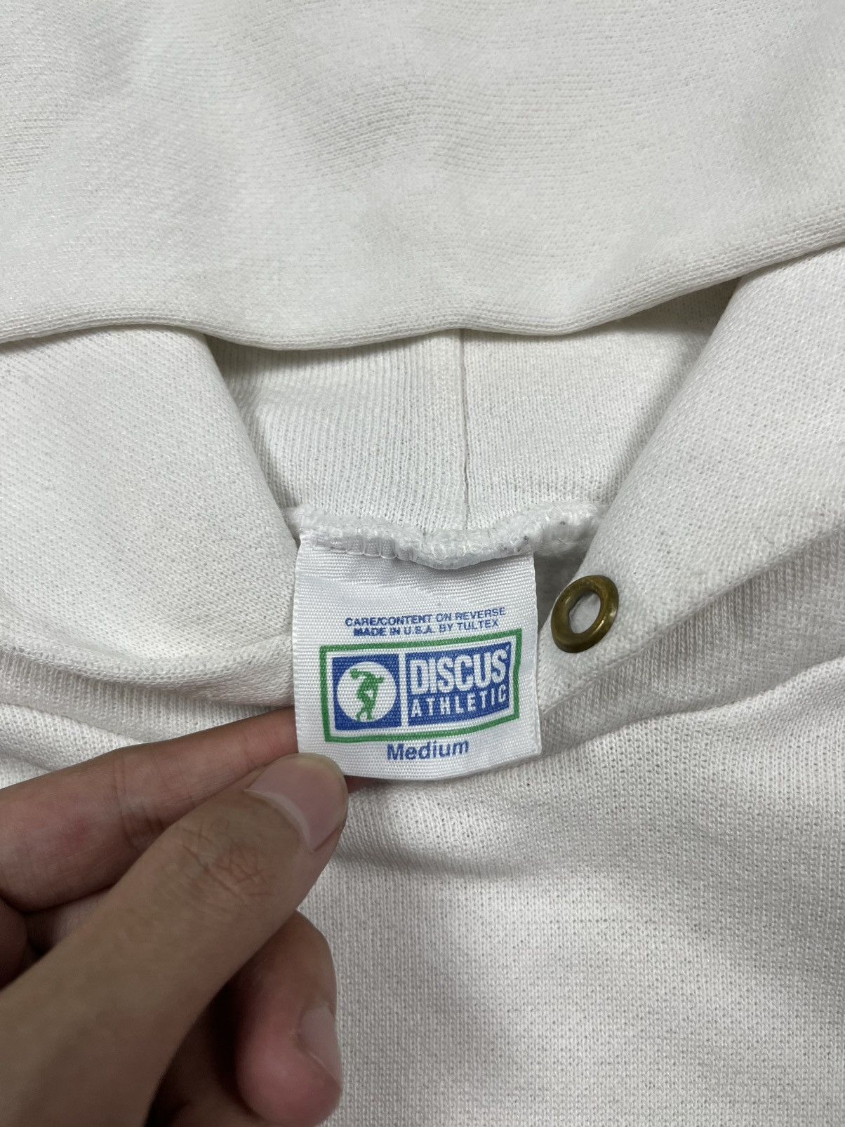 Vintage 90s Discus athletic blank hoodie Size US M / EU 48-50 / 2 - 3 Thumbnail