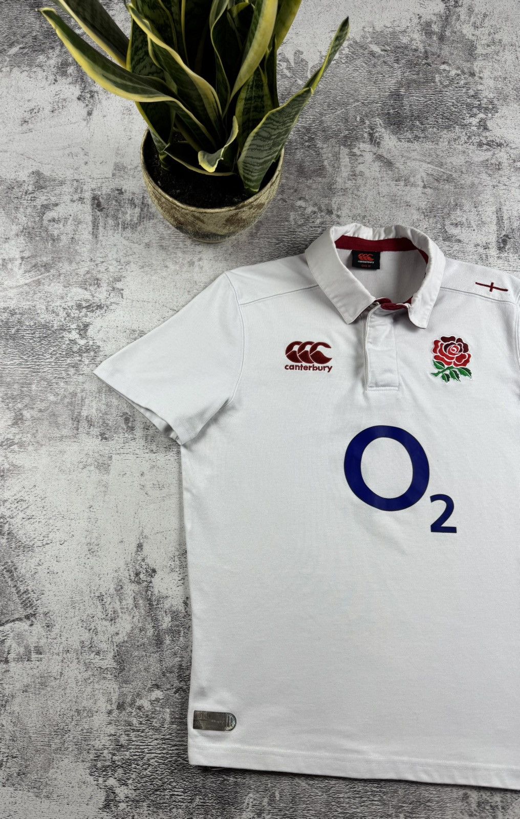 Canterbury of New Zealand Canterbury 2012/2013 Y2K O2 Longsleeve Polo Jersey T Shirt Size US M / EU 48-50 / 2 - 2 Thumbnail