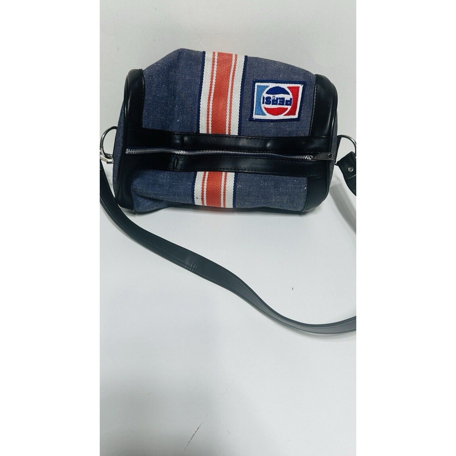Pepsi Vintage Pepsi Shoulder Carry bag Make up Bag 1980's 90s Rare Size ONE SIZE - 11 Thumbnail