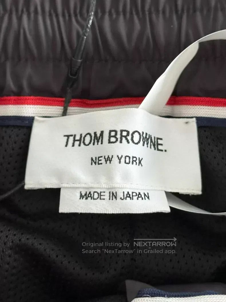 Thom Browne Thom Browne size 4 Black Nylon Running Pants Size US 33 - 3 Thumbnail