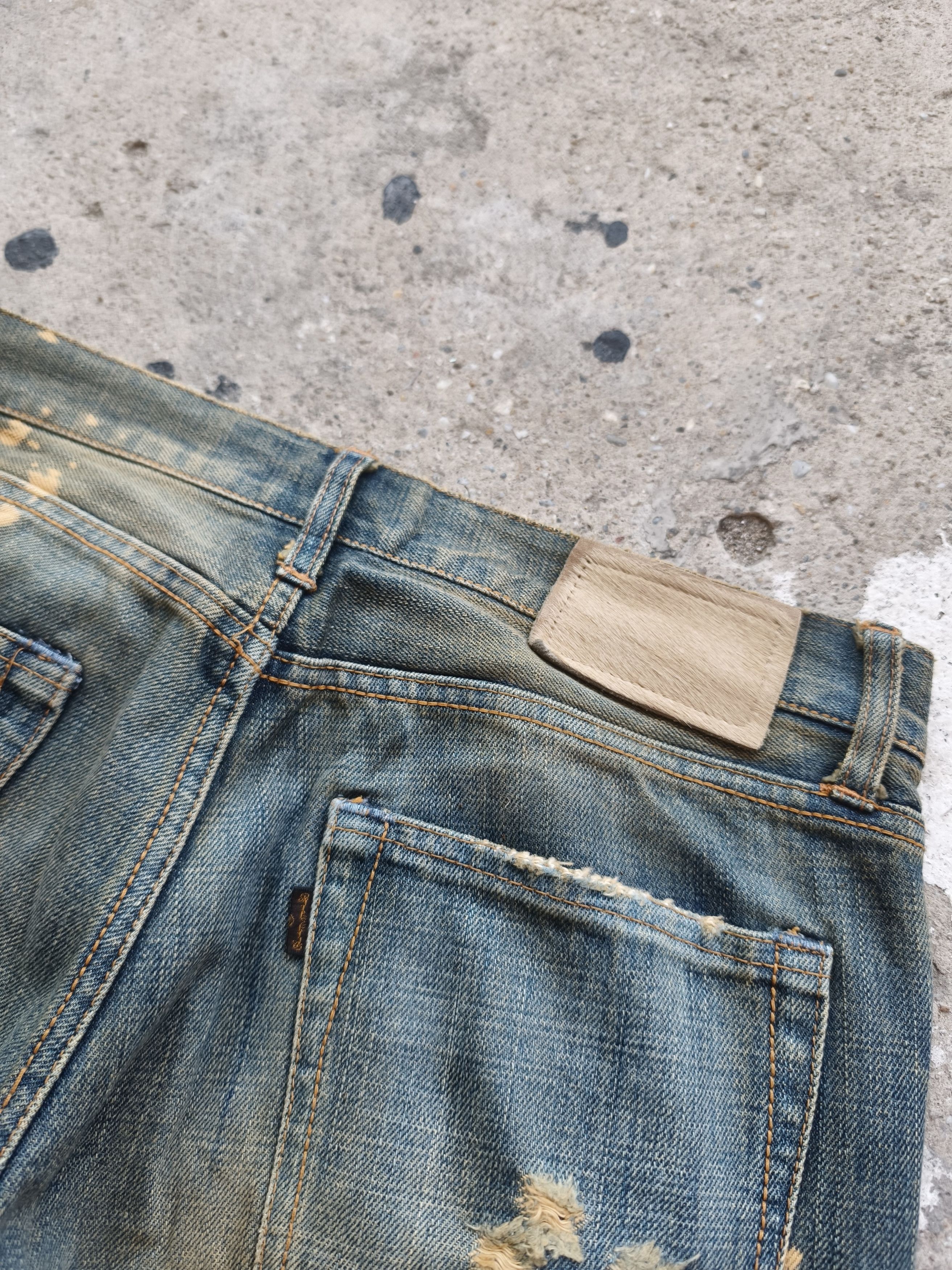 If Six Was Nine Goa Distressed mudwash flare denim Size US 32 / EU 48 - 7 Thumbnail