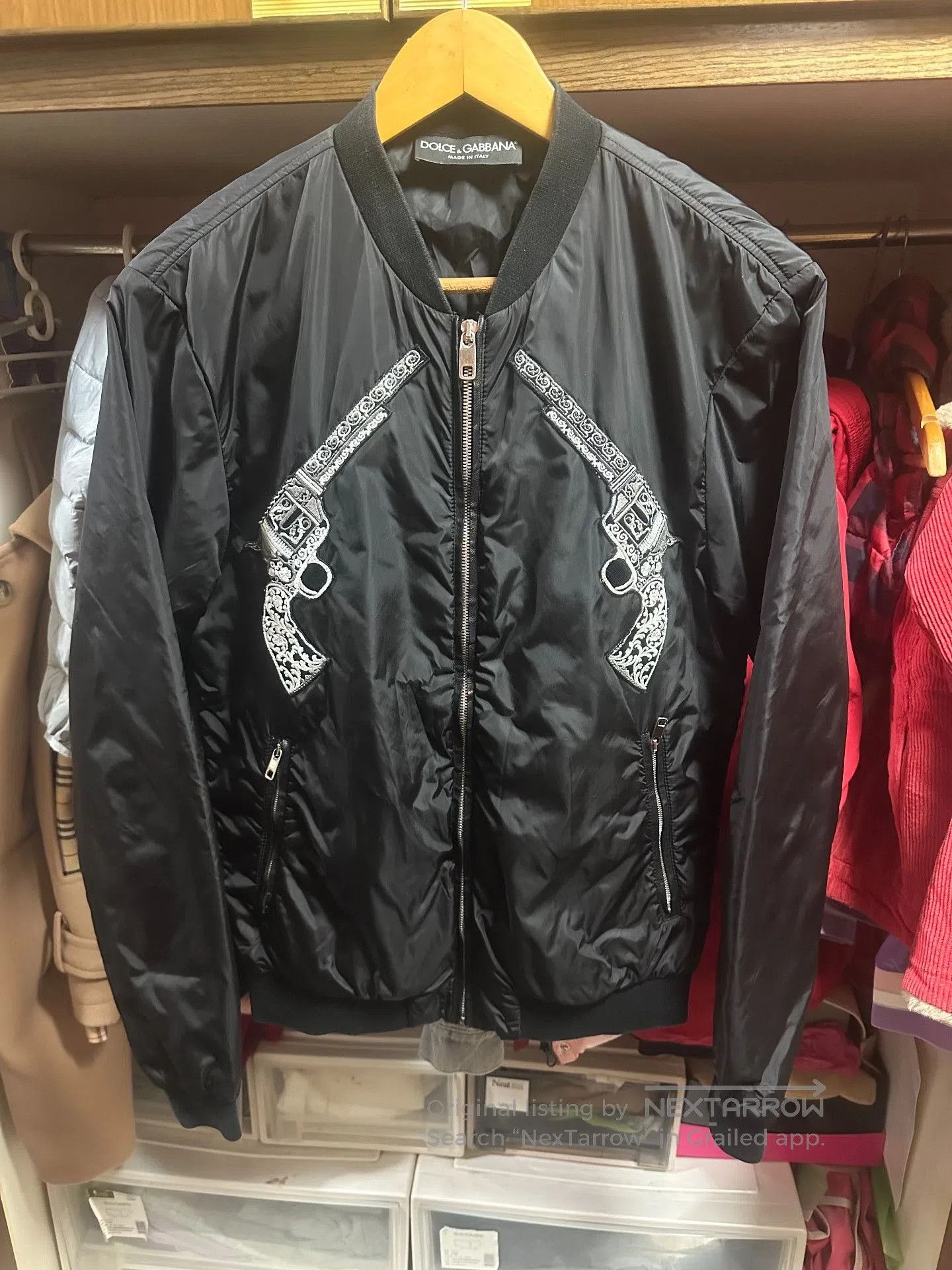 Dolce & Gabbana DG Runway Double Gun Embroidery Jacket. Size US S / EU 44-46 / 1 - 1 Thumbnail