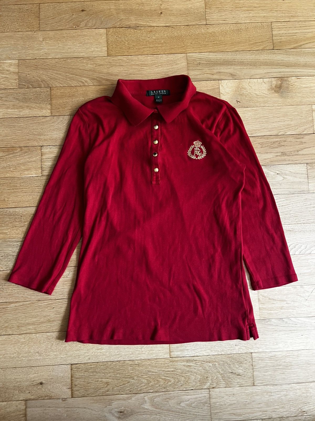 Polo Ralph Lauren × Ralph Lauren × Vintage Ralph Lauren Streetwear Style Women's Tshirt Size M / US 6-8 / IT 42-44 - 1 Thumbnail