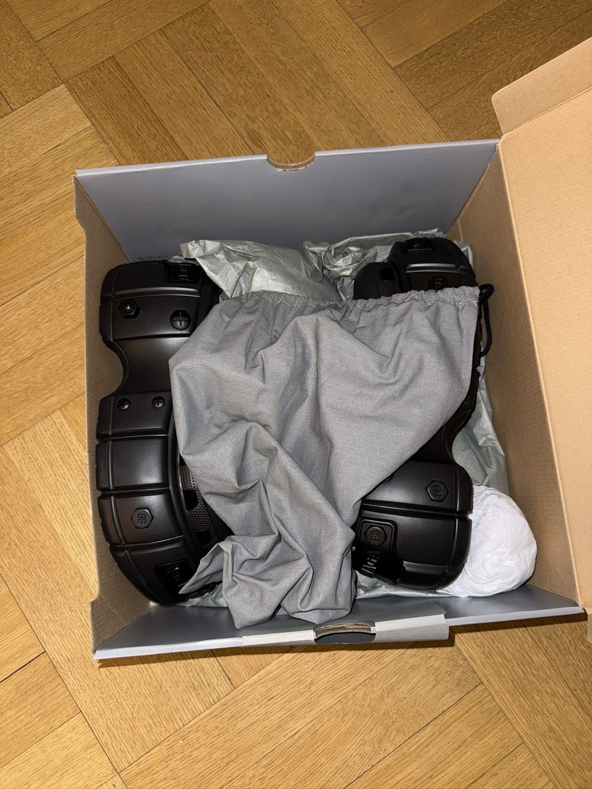 Balenciaga × Crocs Balenciaga Hardcrocs Black on Black Size US 11 / EU 44 - 22 Thumbnail
