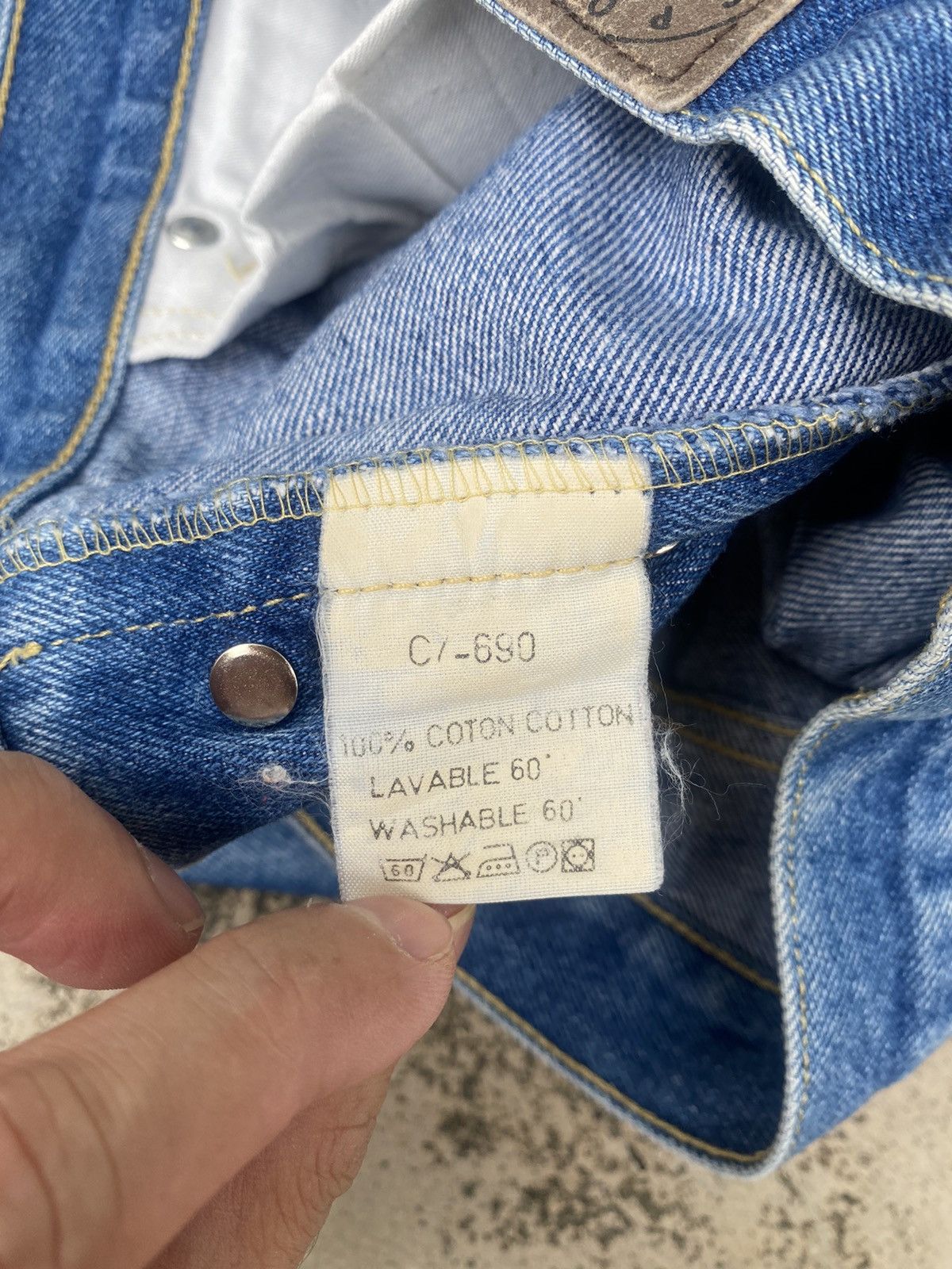 Designer × Japanese Brand × agnes b. Agnes B Homme Loose Faded Jeans Size US 32 / EU 48 - 25 Thumbnail
