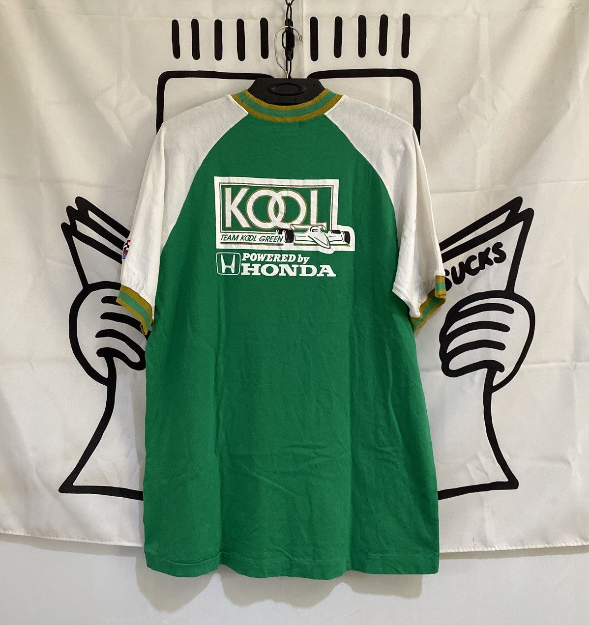 Honda Vintage 90s Honda Racing Team Kool Green Tee Size US M / EU 48-50 / 2 - 5 Thumbnail