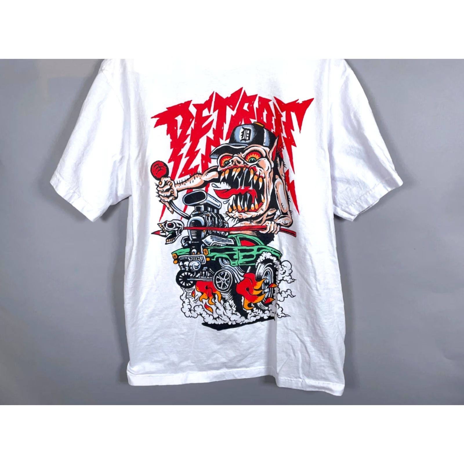 Vintage Shaka Wear Grand Blvd Tat Fest T-Shirt Adult Medium White Double-Sided Tattoo Mens Size US M / EU 48-50 / 2 - 7 Thumbnail