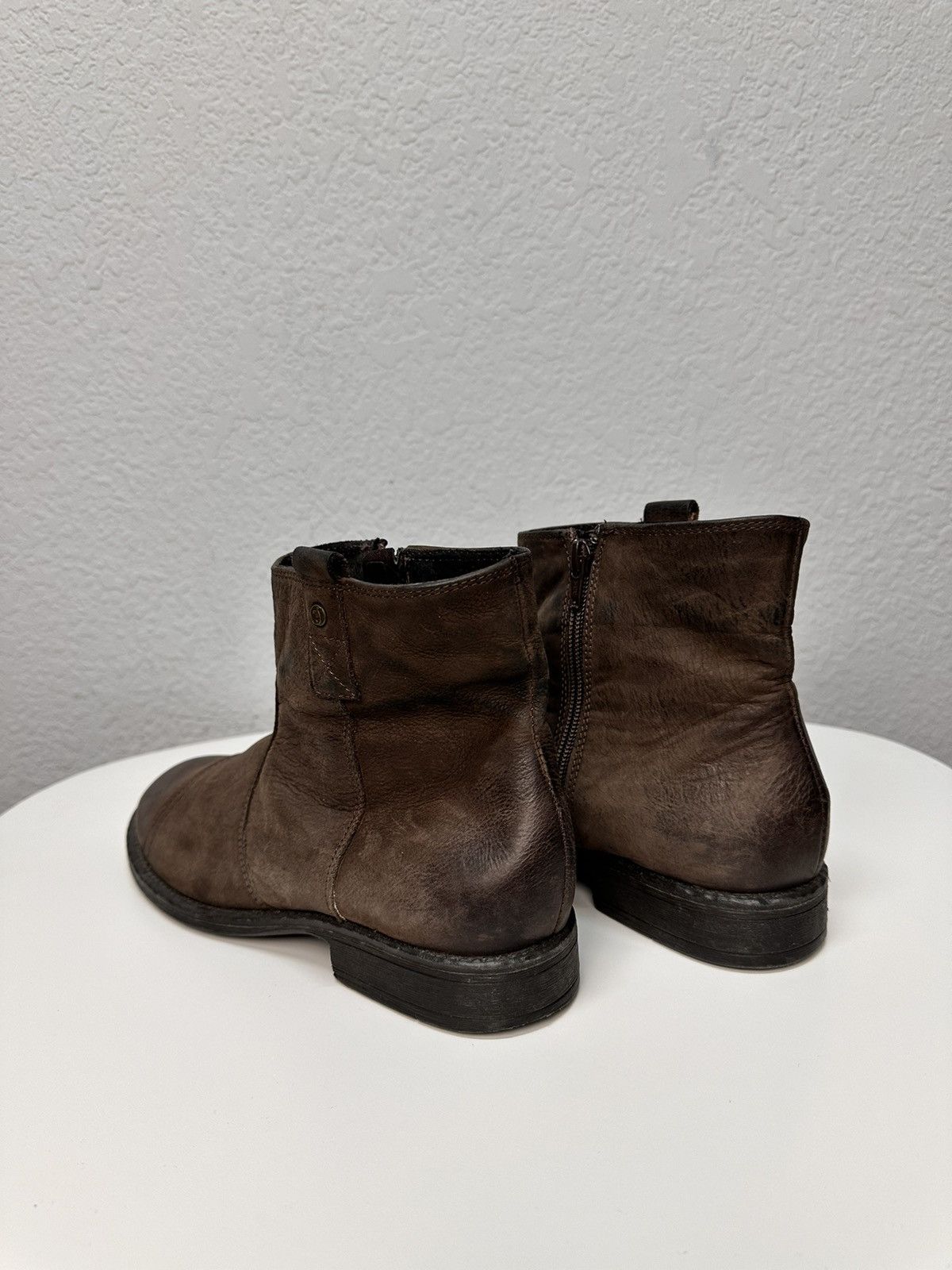 Dirk Bikkembergs RARE LEATHER BOOTS RICK OWENS STYLE AVANT-GARDE SUIDE Guidi Size US 8 / EU 41 - 7 Thumbnail