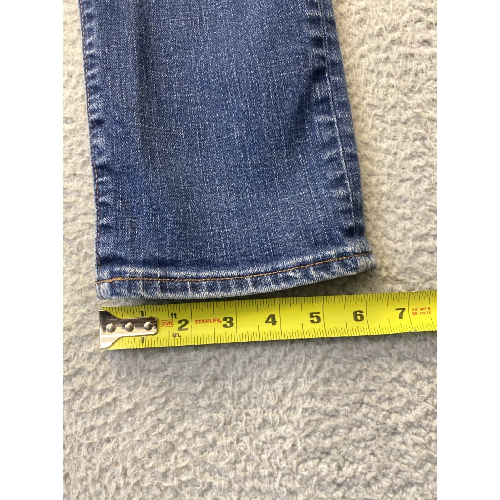 Gap GAP Slim Fit Jeans Mens 29X32 Light Wash Blue Straight Denim USA Size US 29 - 6 Thumbnail