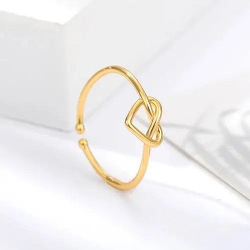 Japanese Brand × Vintage Women's ring with heart Size ONE SIZE - 3 Thumbnail