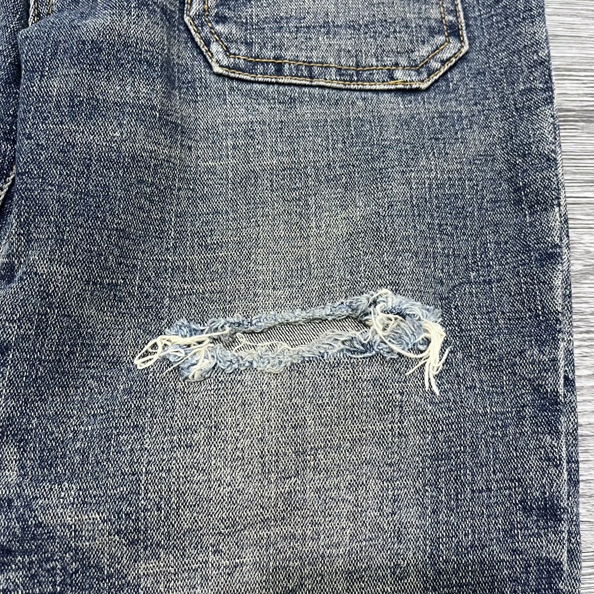 Japanese Brand 2000's Takeo Kikuchi Flared Distressed Jeans Size US 28 / EU 44 - 6 Thumbnail