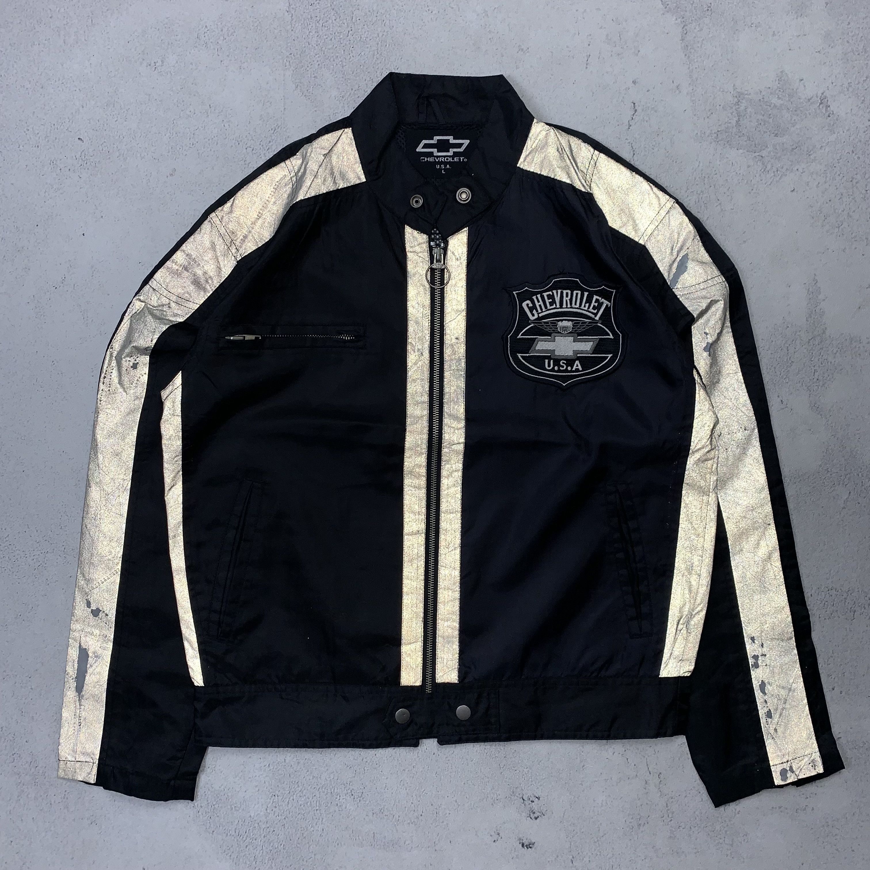 Chevrolet Vintage Chevrolet Biker Jacket Size US L / EU 52-54 / 3 - 2 Thumbnail