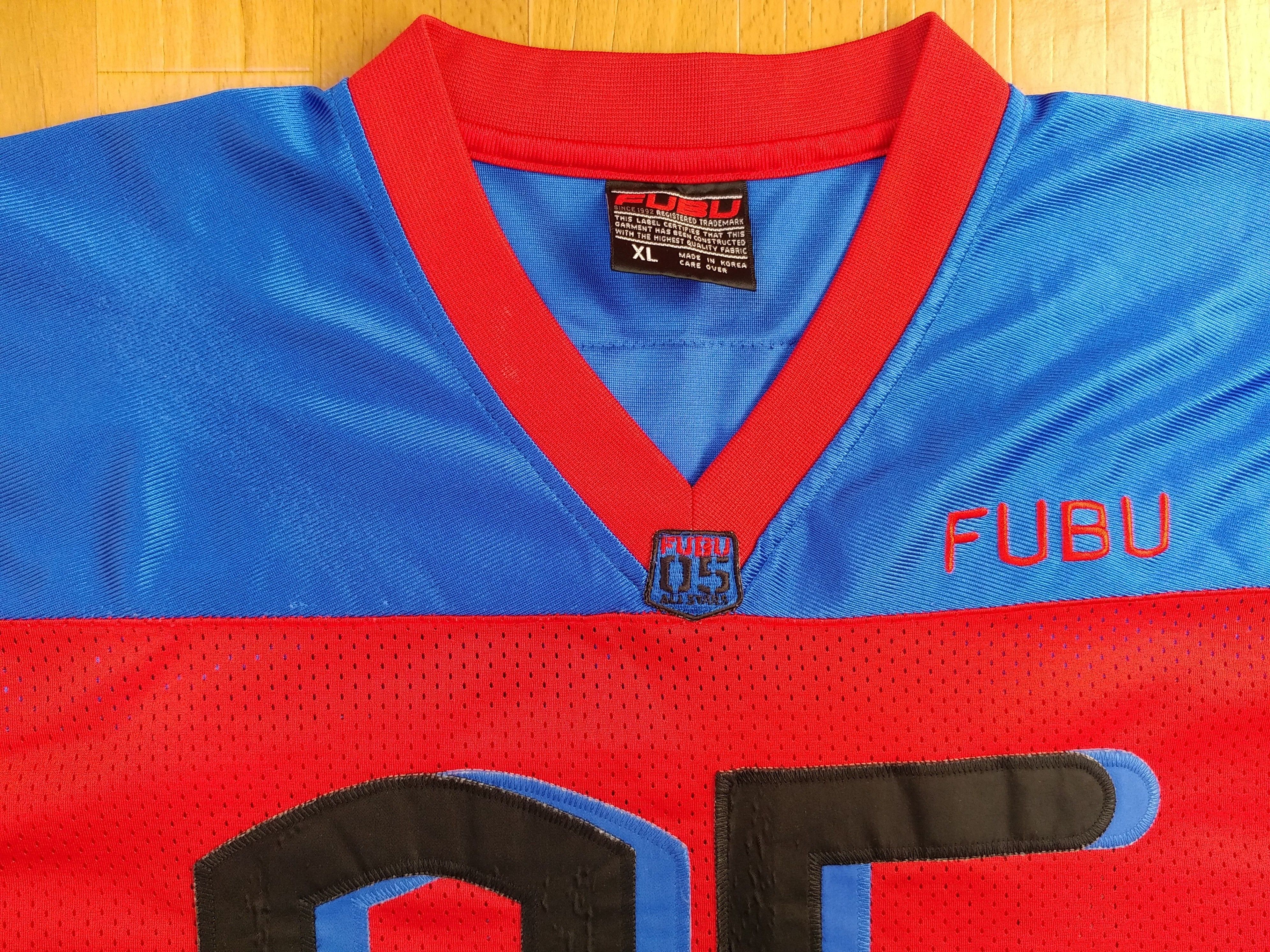 Fubu FUBU jersey, red, Fubu 05, vintage hip hop t-shirt, 90s XL Size US XL / EU 56 / 4 - 13 Thumbnail