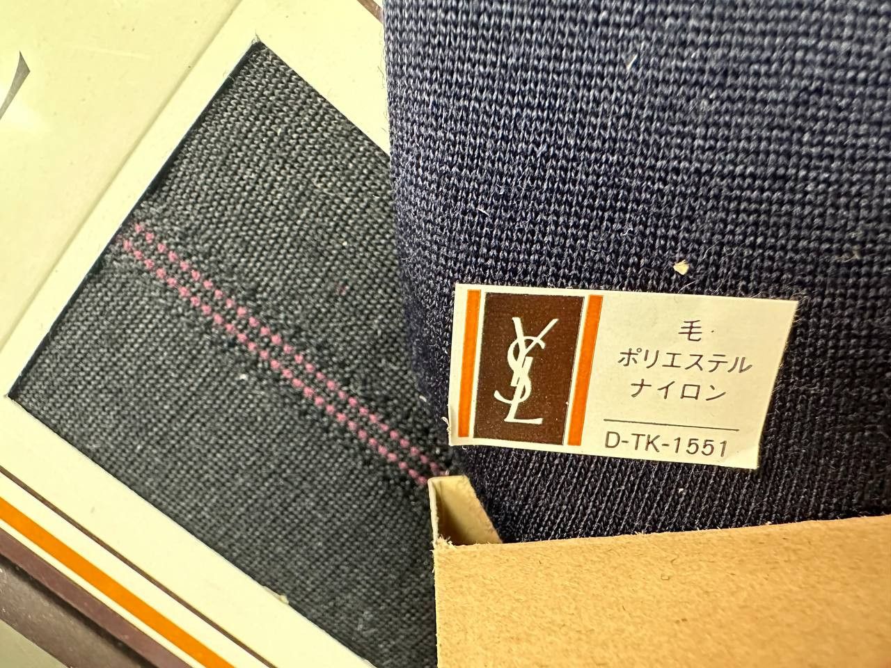 Japanese Brand × Yves Saint Laurent Yves Saint Laurent Socks Box Rare New Japan Vintage. Size ONE SIZE - 7 Thumbnail