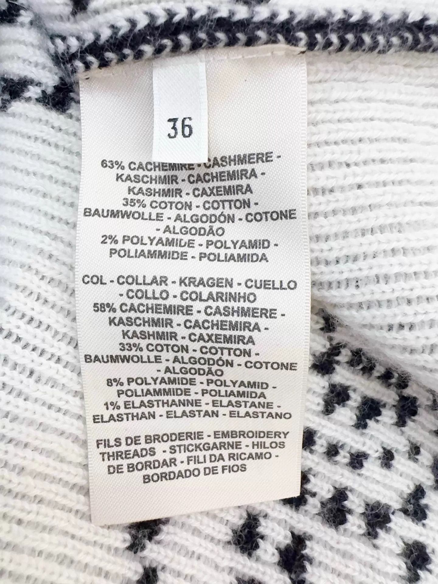 Hermes HERMES Thick Cashmere Cardigan 36 (New with Tags) Size XS / US 0-2 / IT 36-38 - 4 Thumbnail