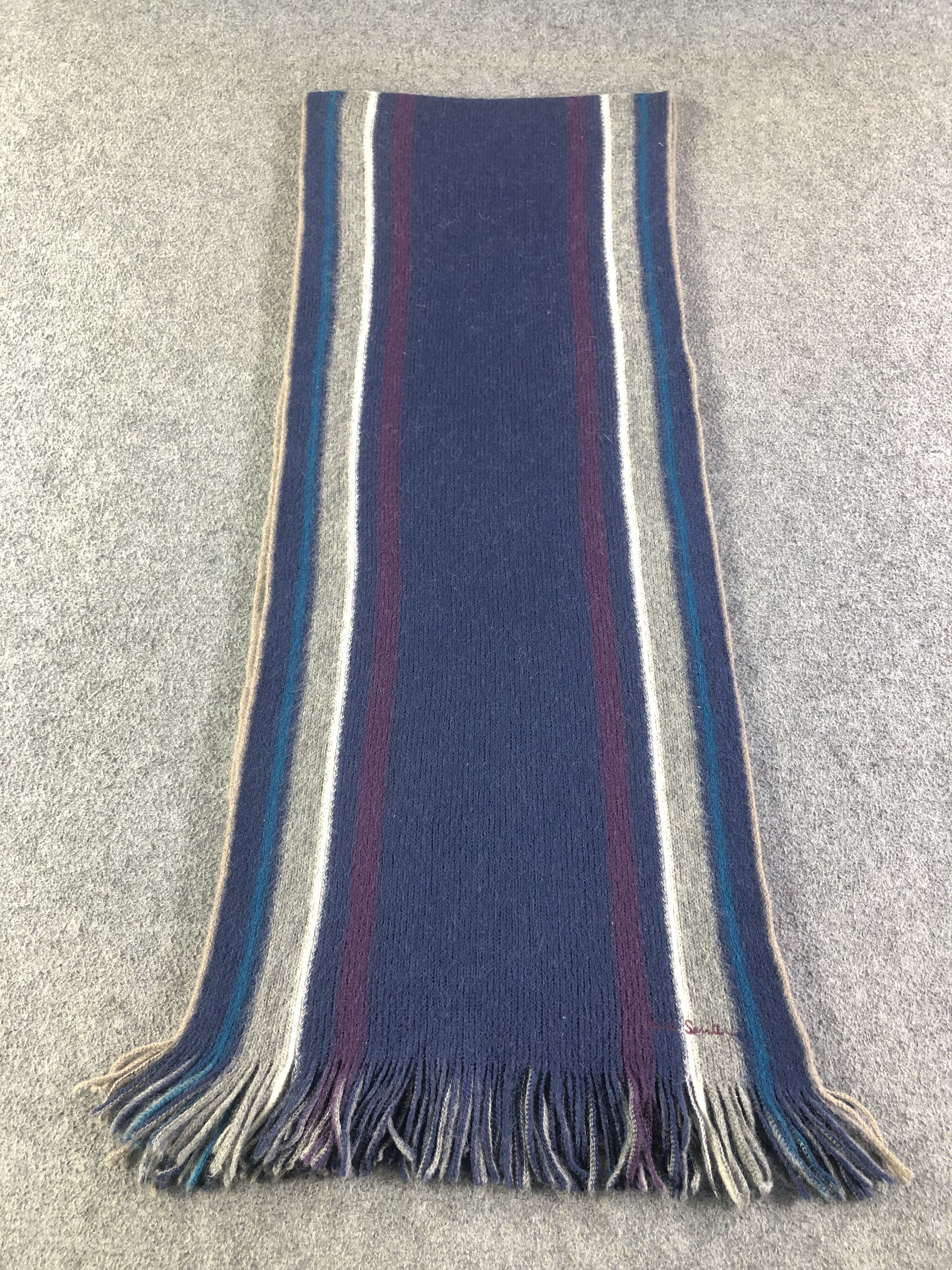 Paul Smith Paul Smith Wool Scarf / Muffler / Neckwear SS1295 Size ONE SIZE - 2 Thumbnail