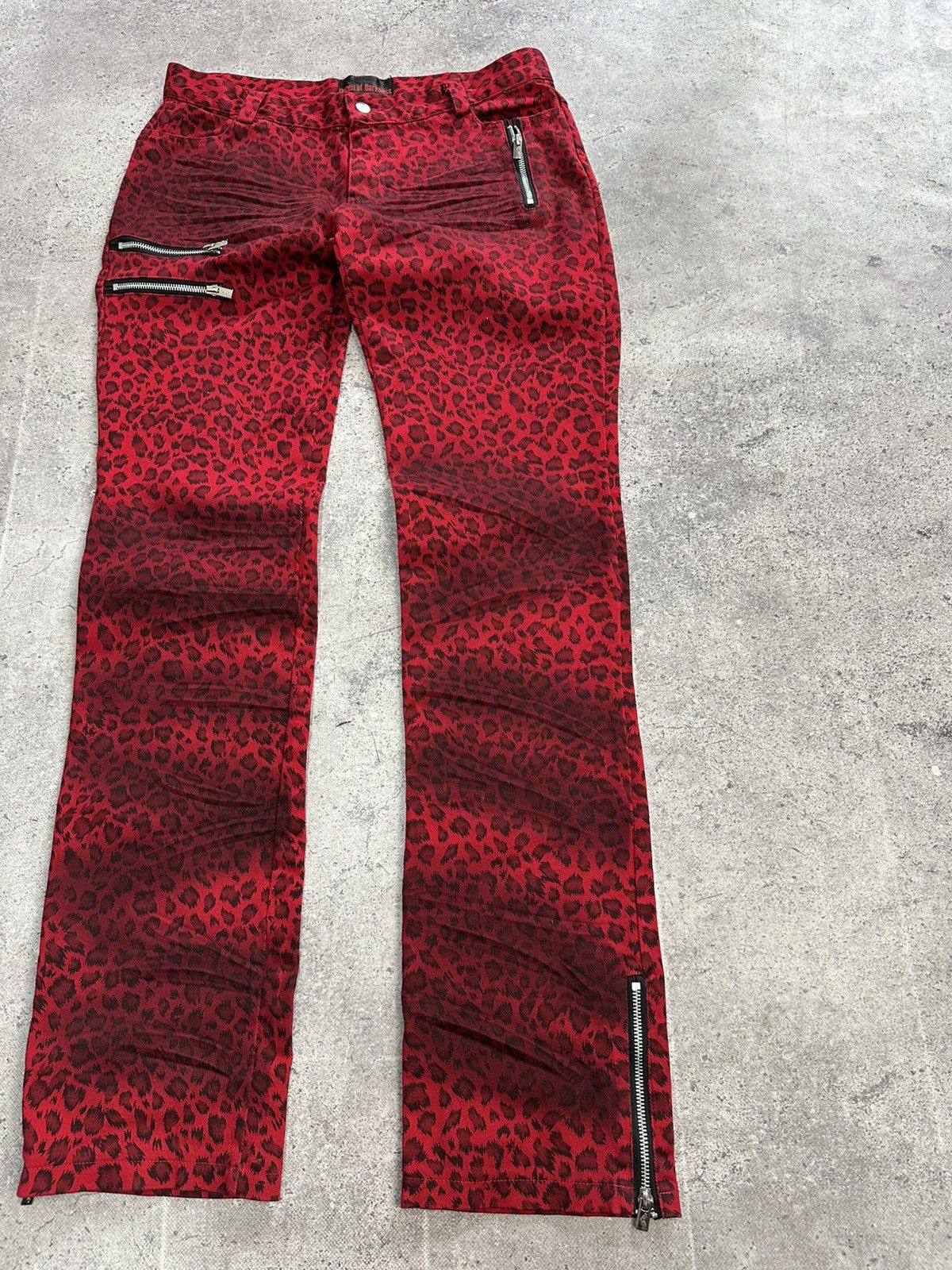 Tripp NYC Vintage Queen Of Darkness Leopard Pants Tripp Style Zip Size US 32 / EU 48 - 6 Thumbnail
