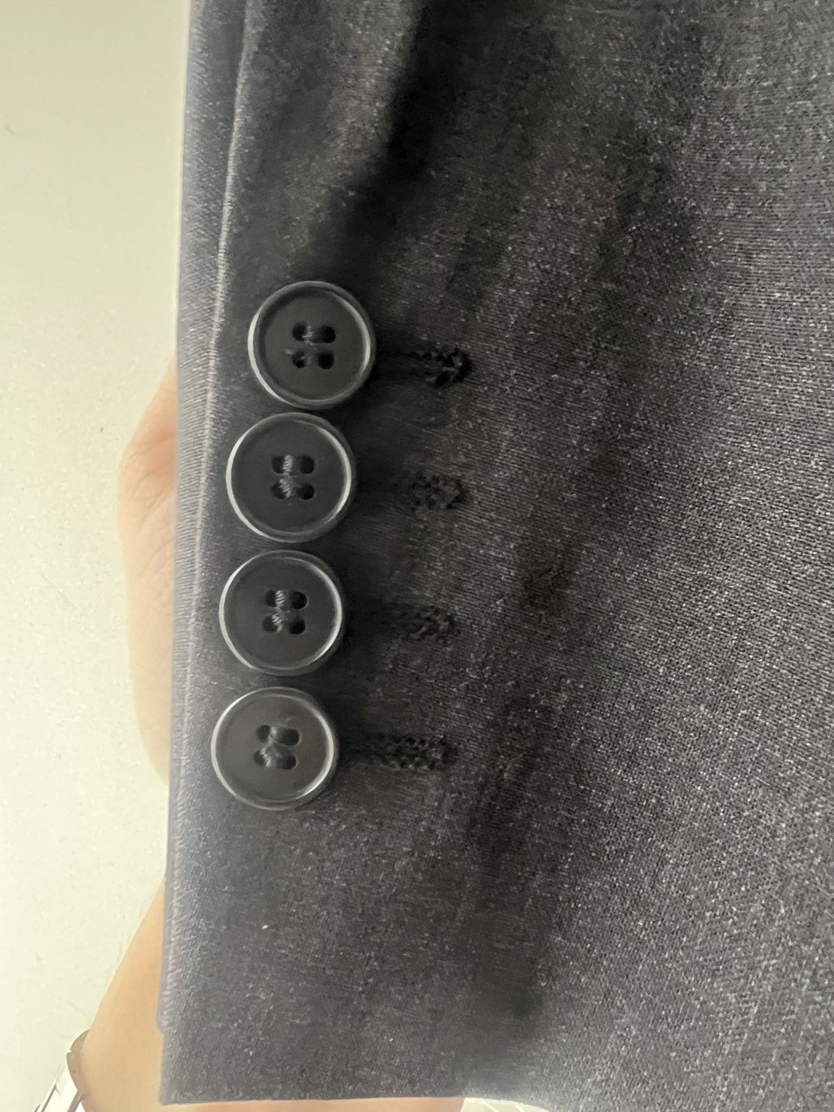 Prada Prada Men’s Grey Wool Mohair Blend Two-Button Suit Size 50R - 3 Thumbnail