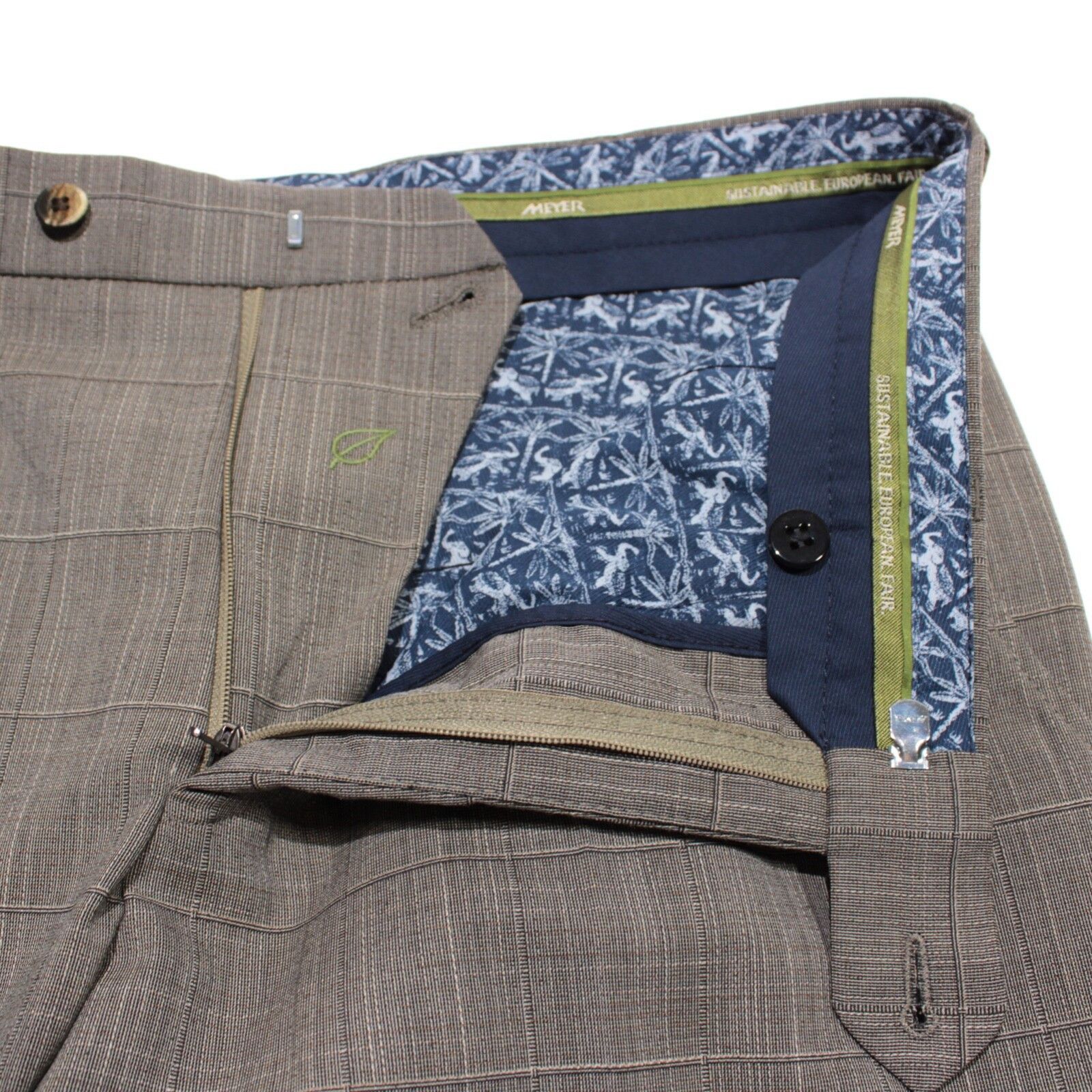 Other Meyer New with tags Dress Pants Size 34 US In Gray Size US 34 / EU 50 - 3 Thumbnail