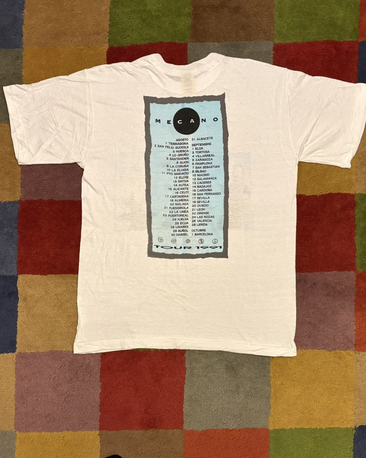 Vintage Rare 1991 Mecano Aidalai Vintage Tour Shirt Size US XL / EU 56 / 4 - 2 Thumbnail