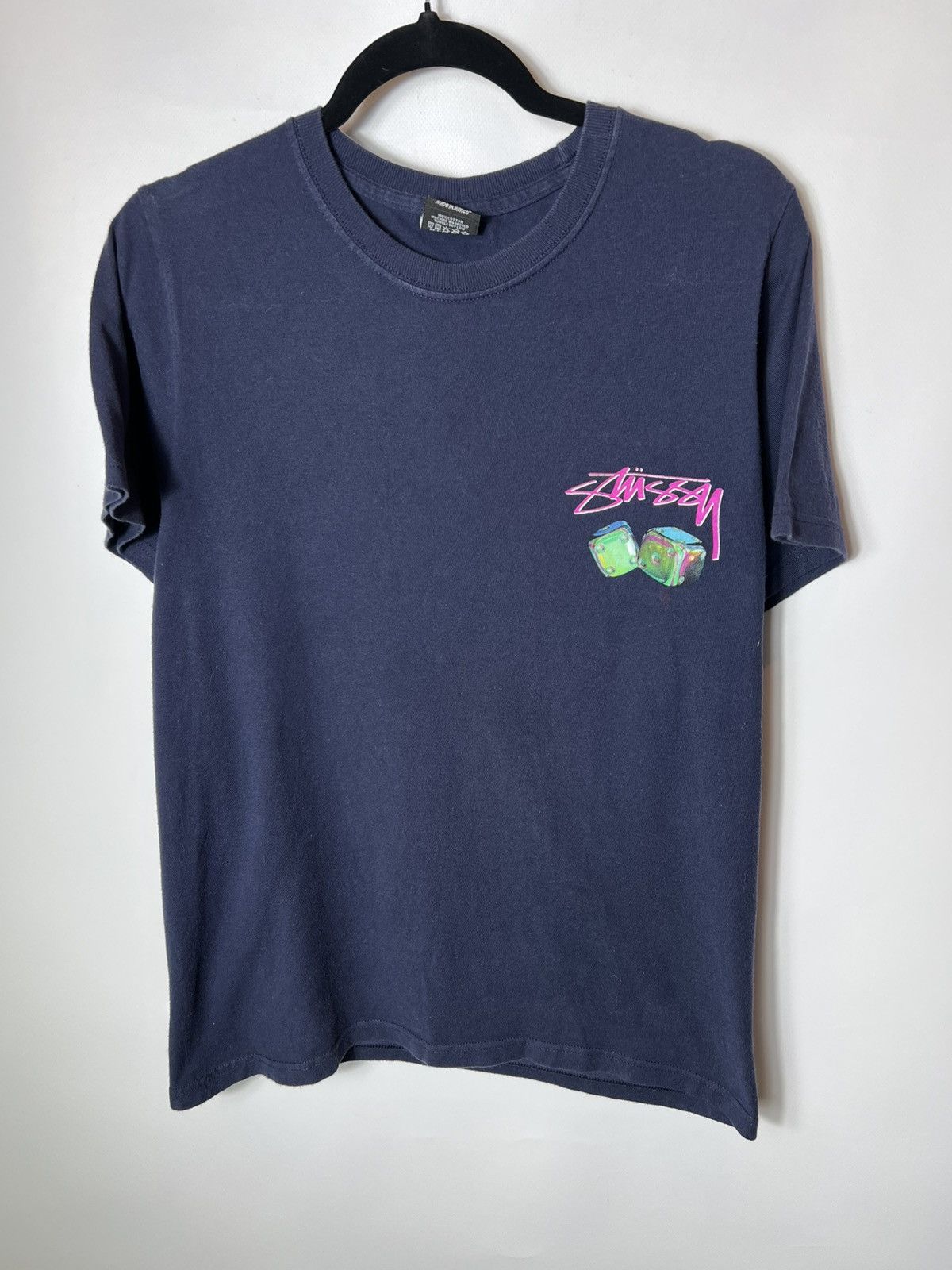 Stussy Vintage streetwear y2k sk8 Stussy Iridescent Dice T-shirt Size US S / EU 44-46 / 1 - 3 Thumbnail