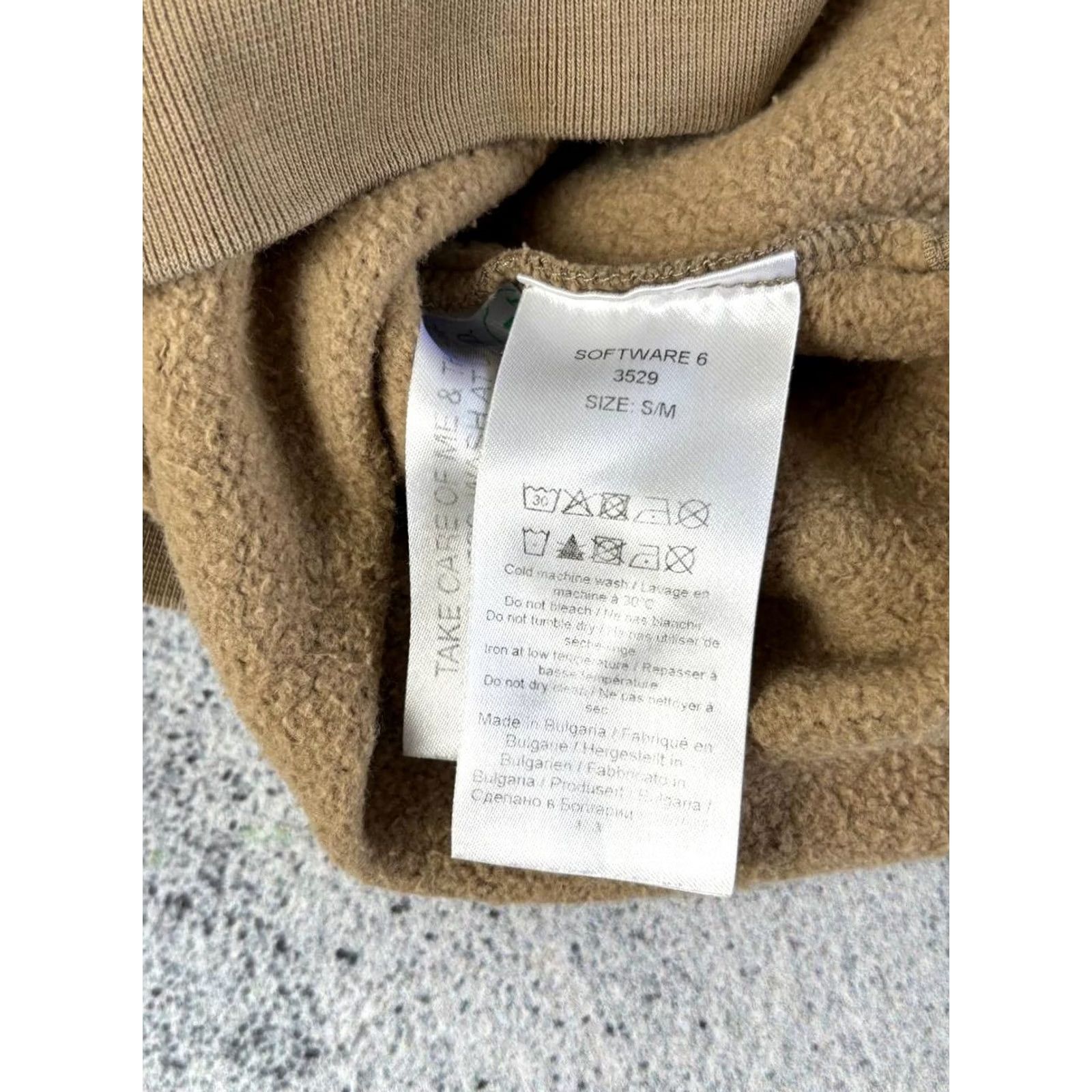 Ganni Ganni Hoodie Mens Size S/M Brown Cotton Pullover Long Sleeve Breathable Pockets Regular Fit Size US S / EU 44-46 / 1 - 5 Thumbnail