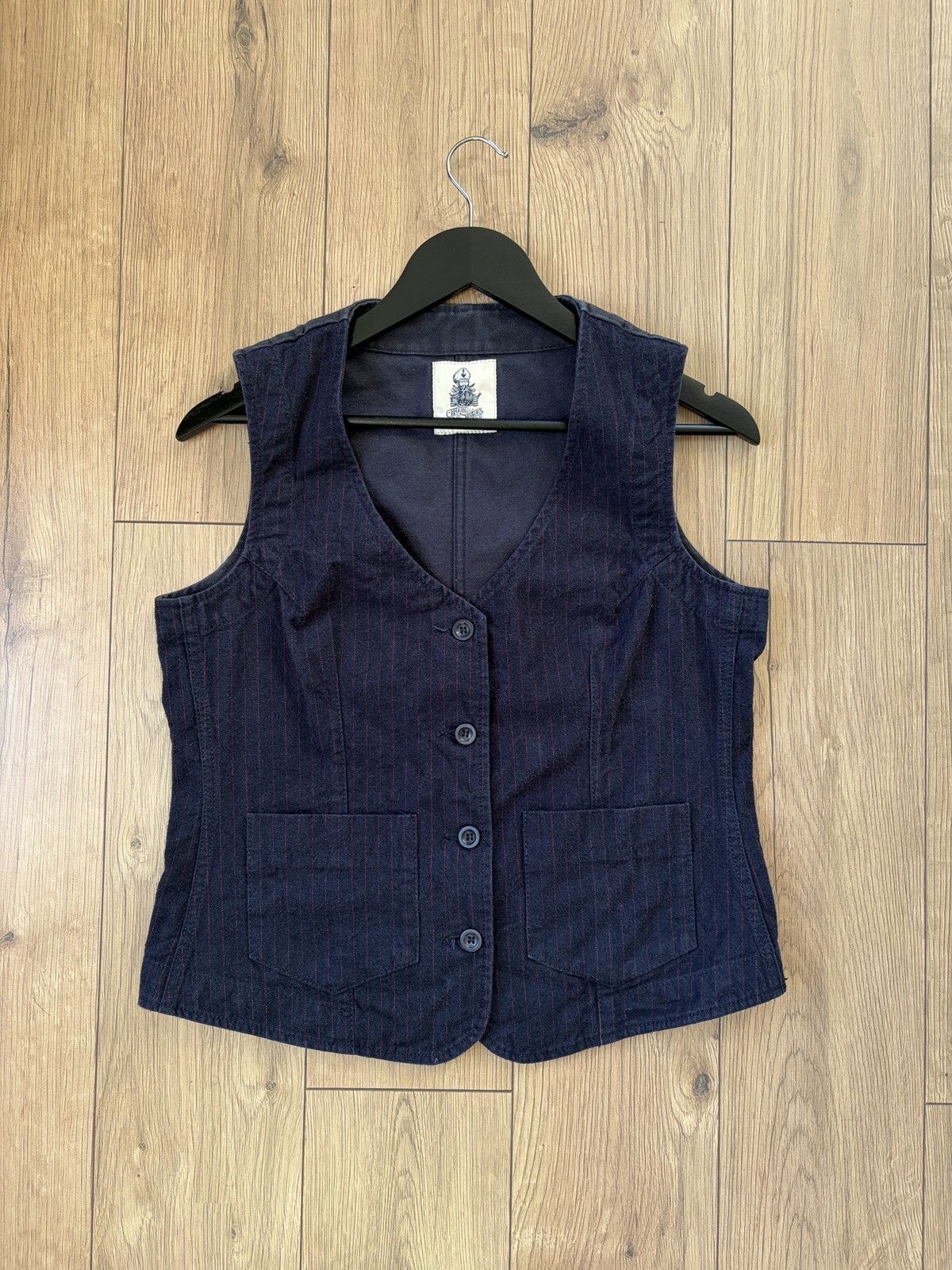 Captain Santors Captain Santors W-7702 Brushed Cotton Heritage Workwear Vest Size M / US 6-8 / IT 42-44 - 1 Thumbnail