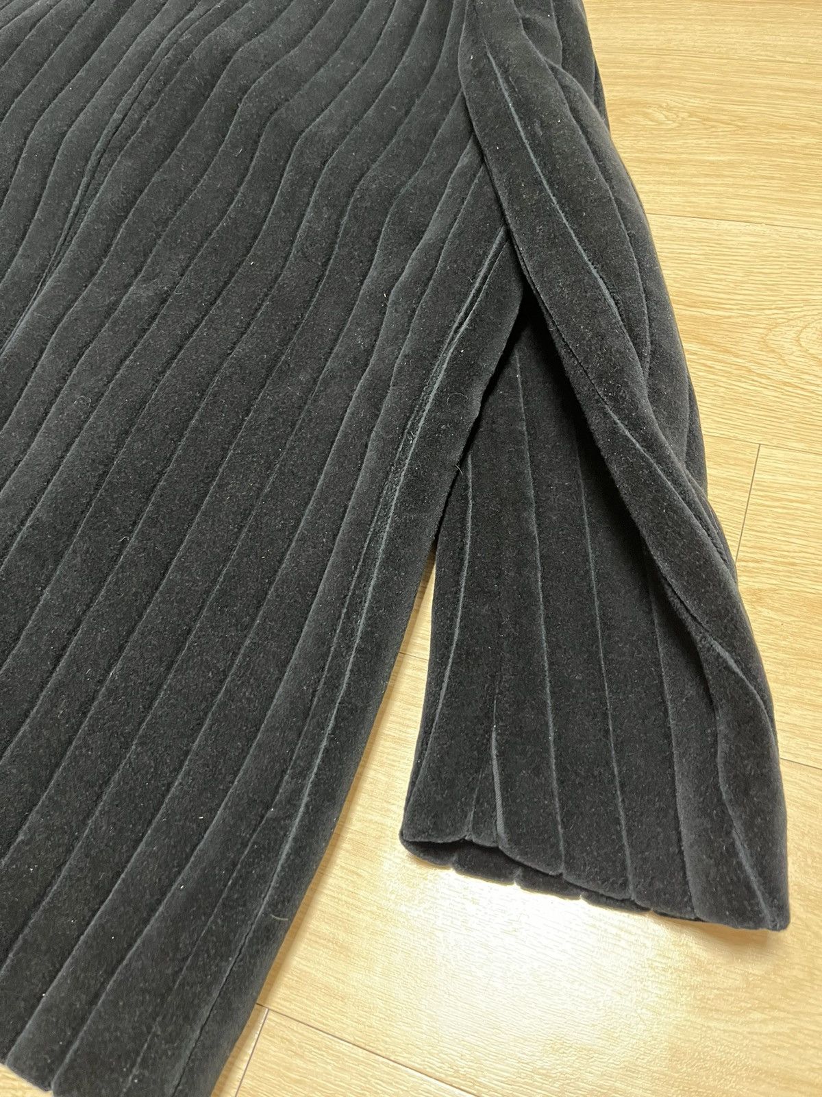 Raf Simons 52 Raf Simons boxy Short Velvet oversized caban coat jacket Size US L / EU 52-54 / 3 - 6 Thumbnail