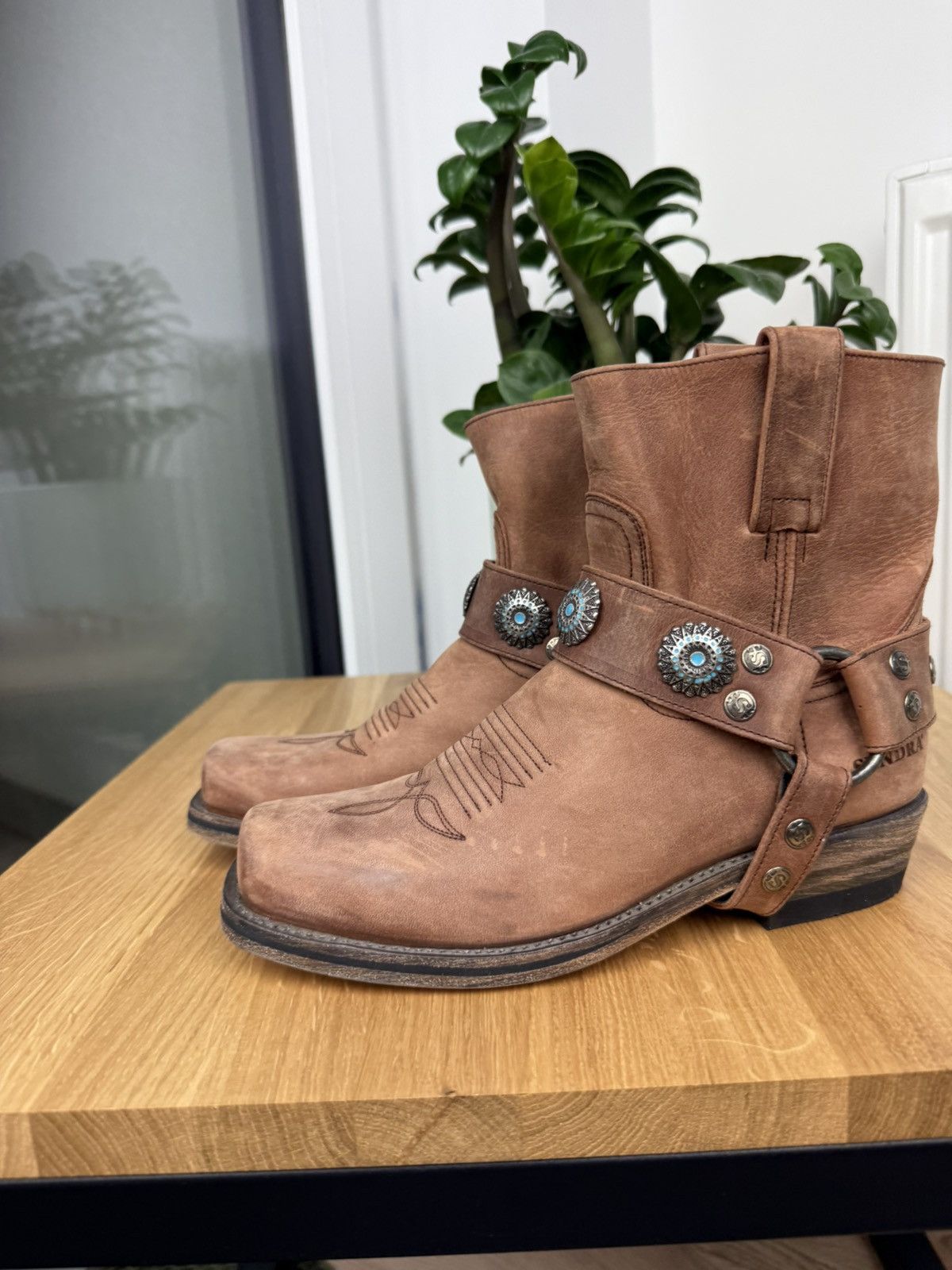 Sendra × Vintage Vintage Sendra Women’s Cowboy Leather Boots Size US 6 / IT 36 - 4 Thumbnail